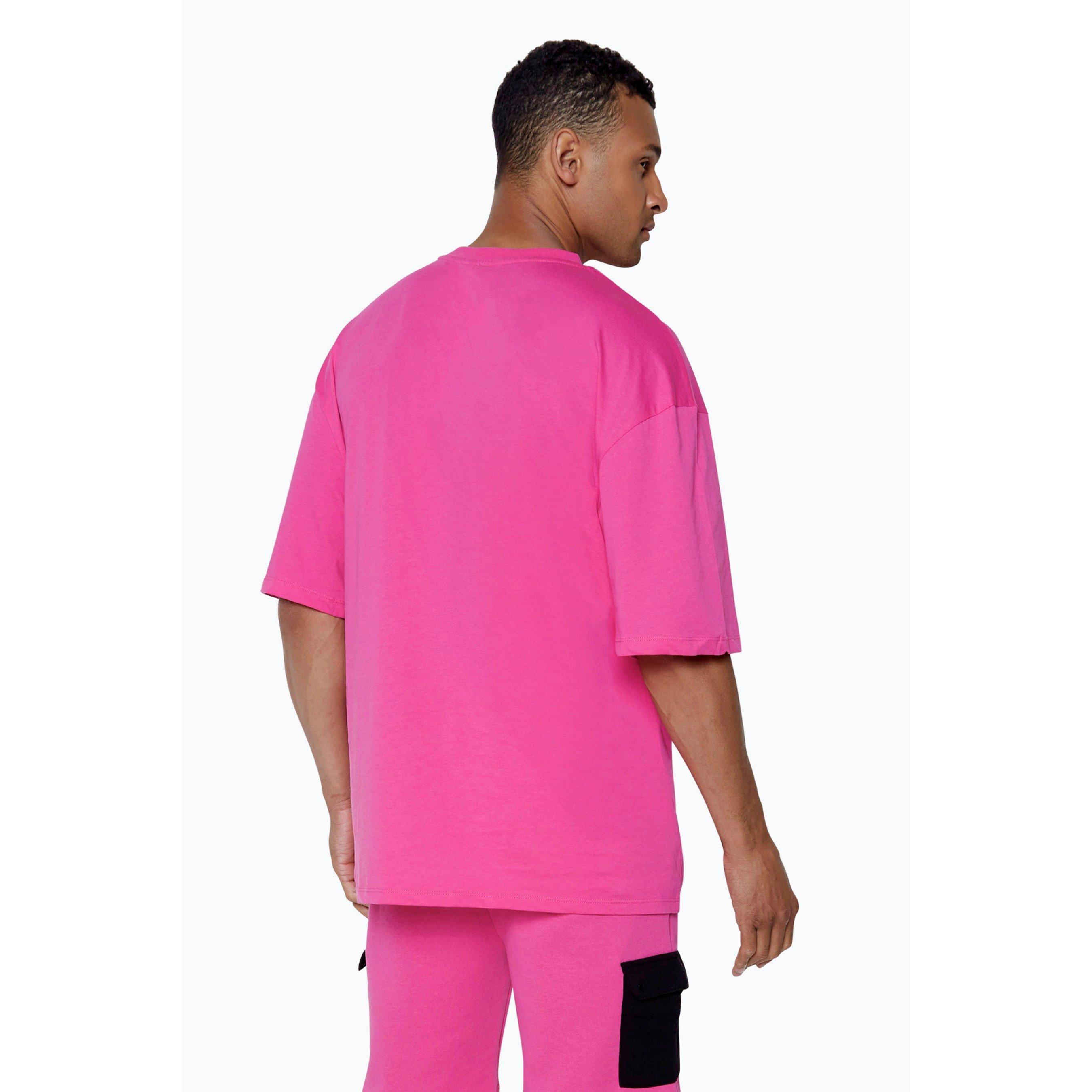 Lyserød - Hype - Regular Fit Cargo Pocket T-Shirt - 6