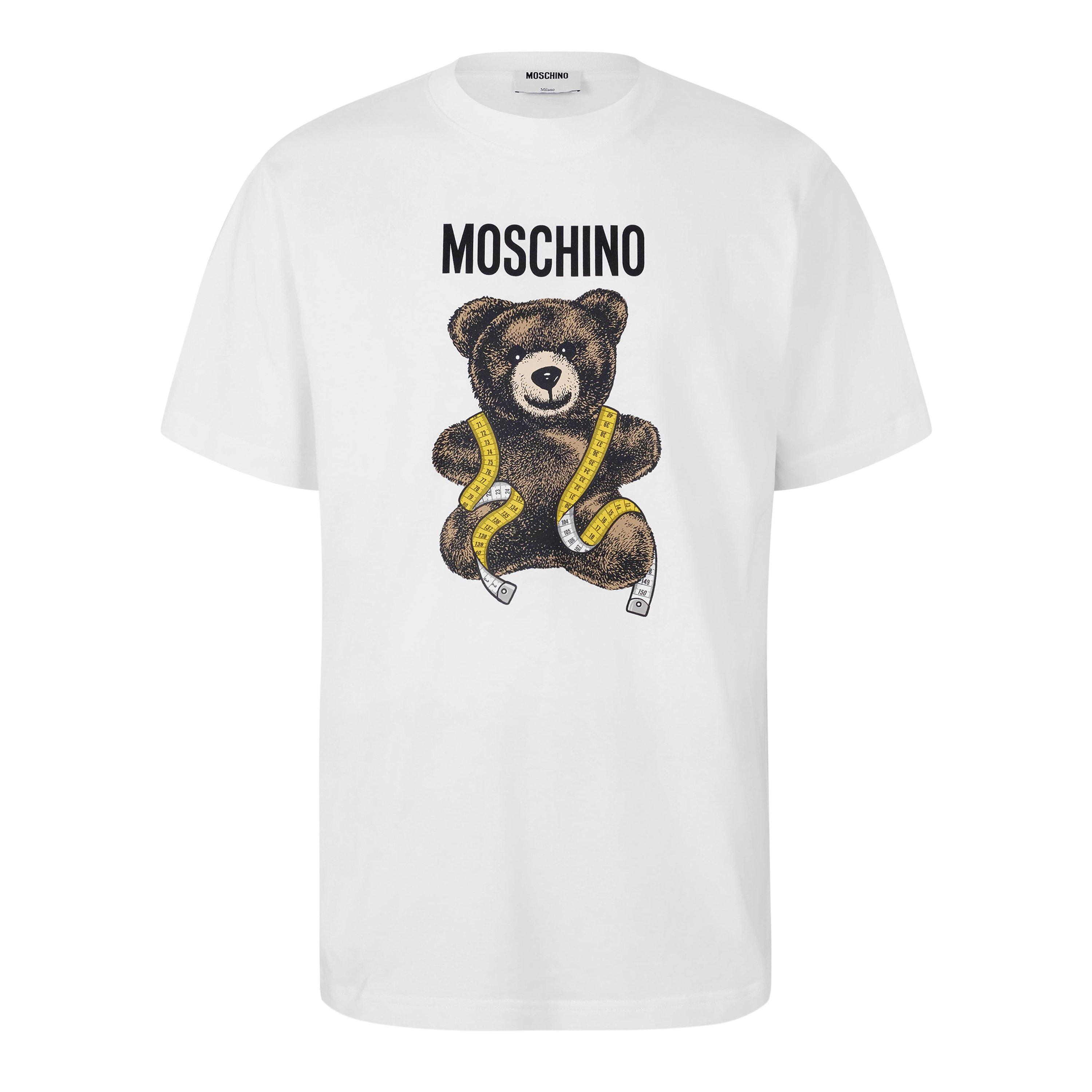 Multi White - Moschino - Moschino TedTape Tee Sn63 - 1
