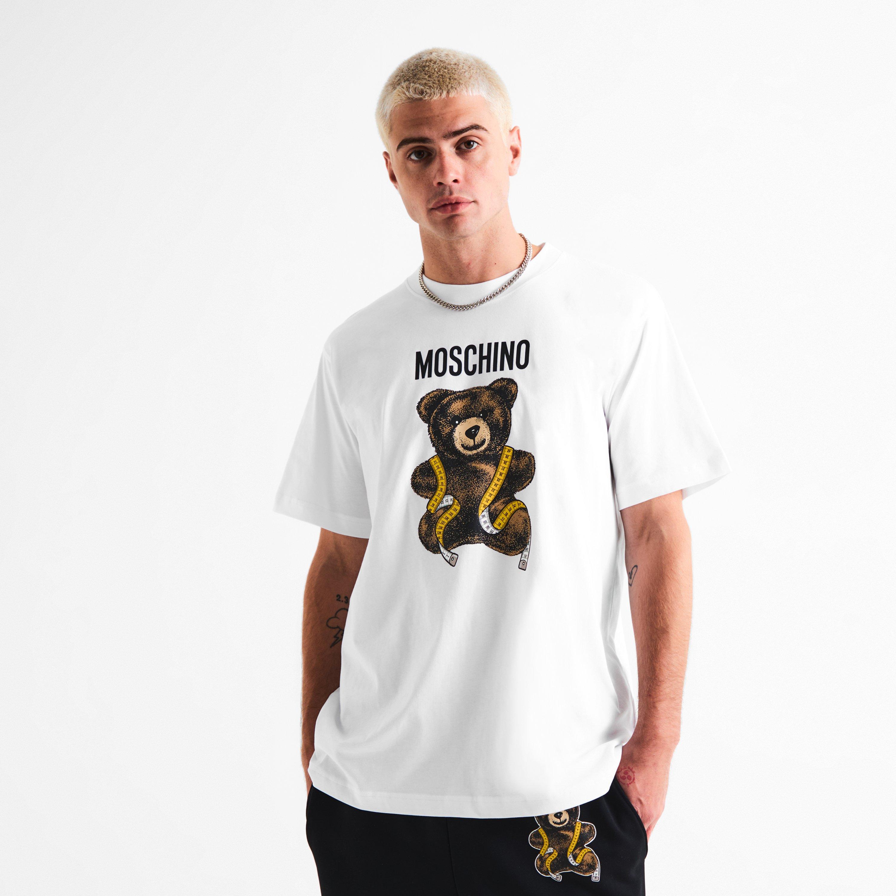 Multi White - Moschino - Moschino TedTape Tee Sn63 - 3
