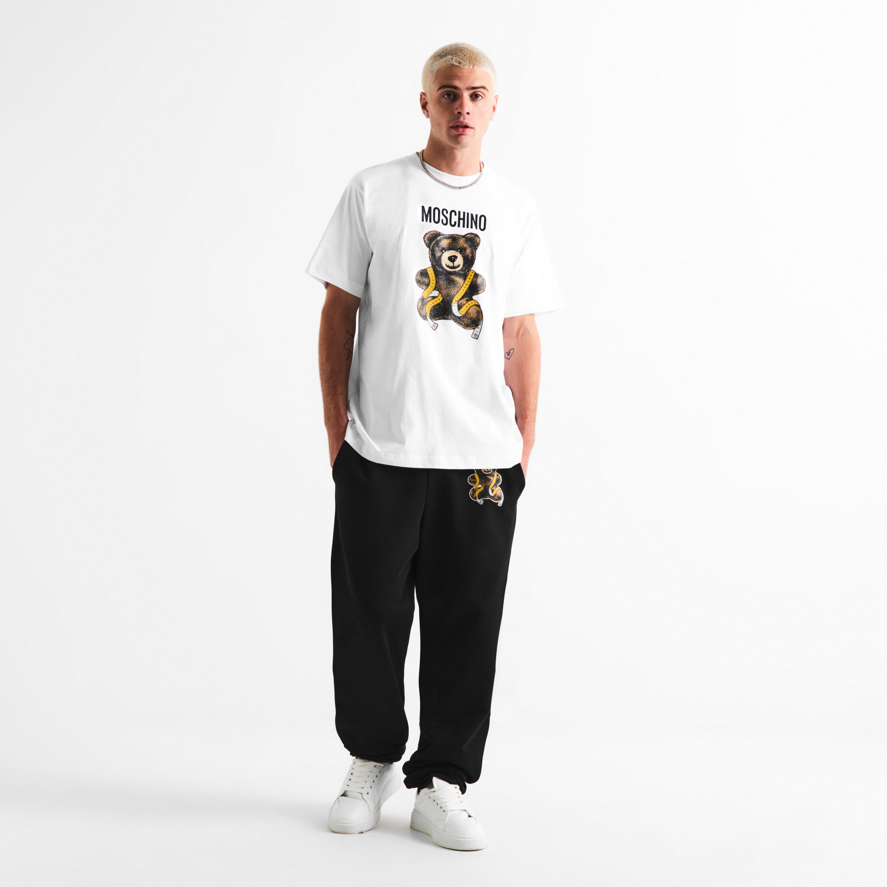 Multi White - Moschino - Moschino TedTape Tee Sn63 - 6