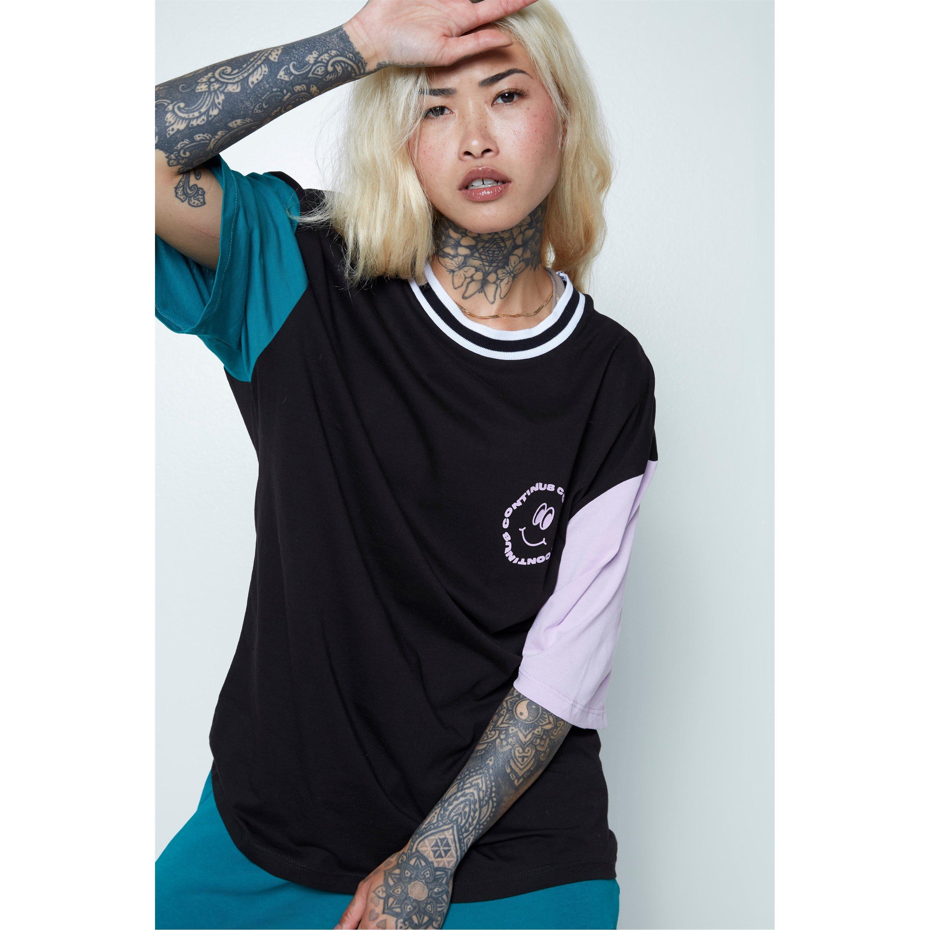 Black - Hype - Happy Ringer Regular Fit T-Shirt - 2