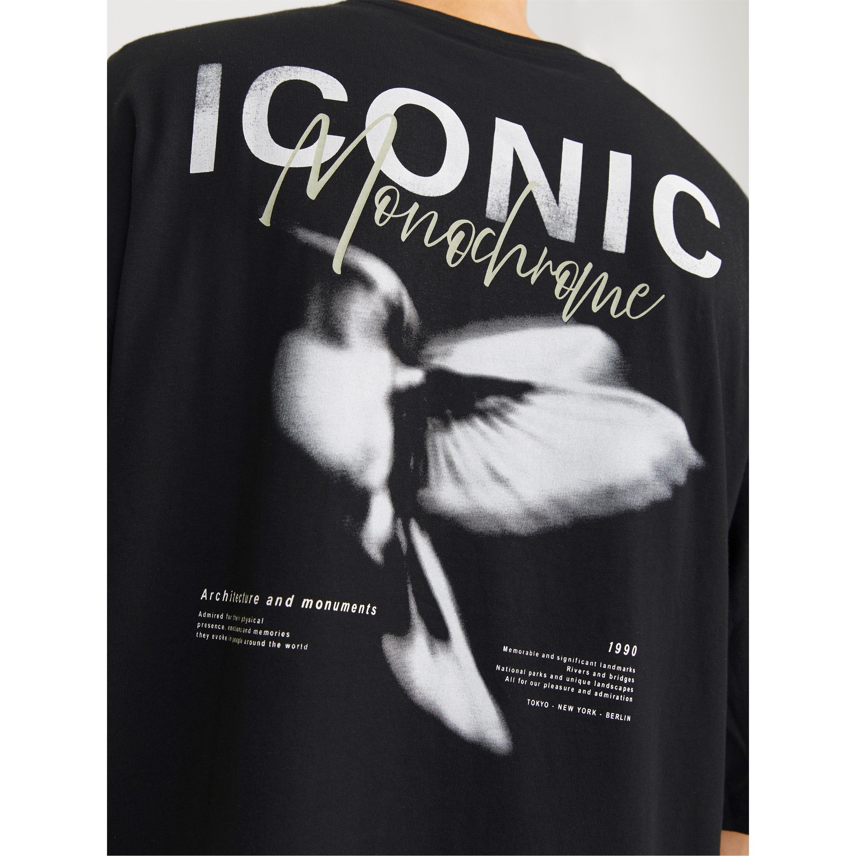 Crna - Jack and Jones - Graphic Tee Sn99 - 3