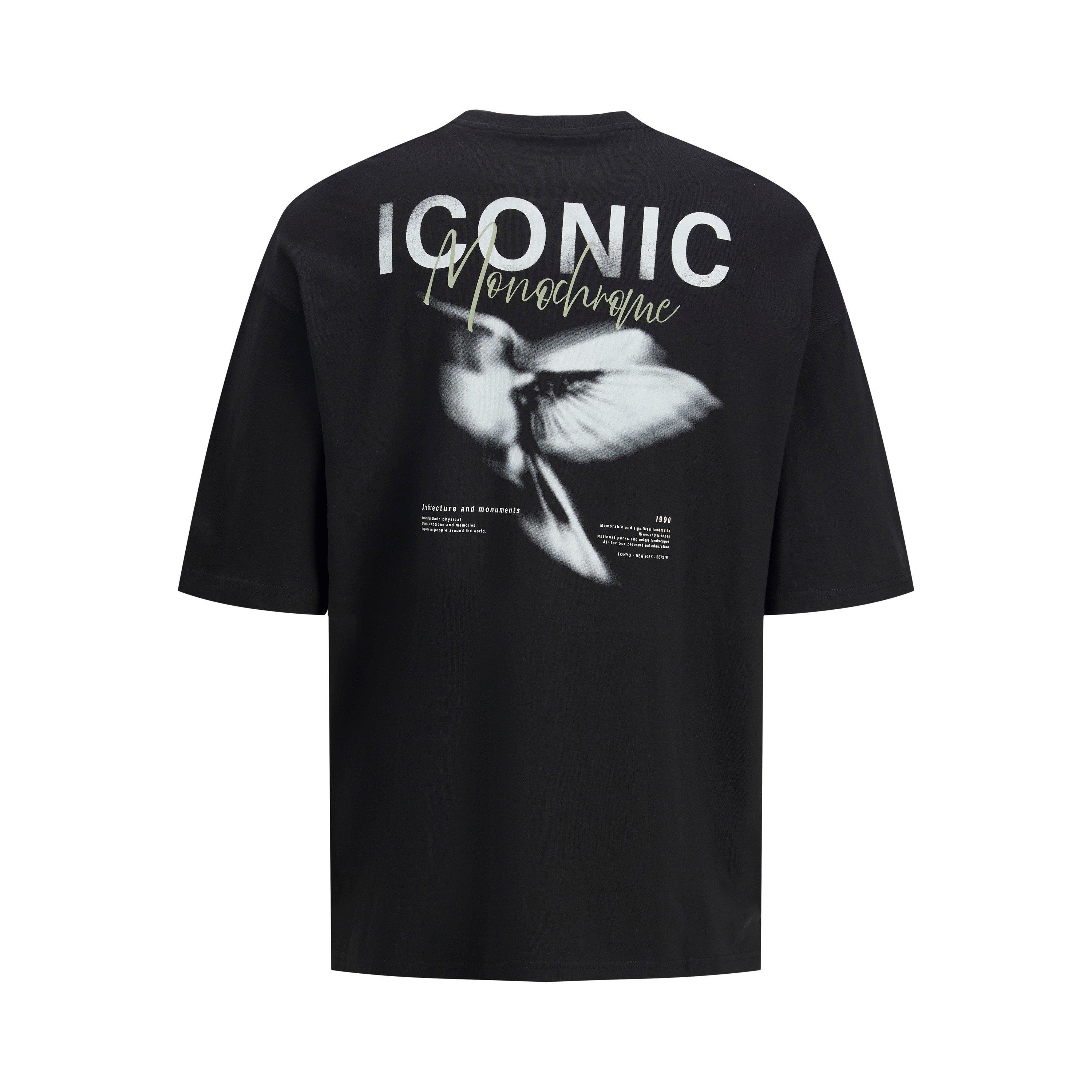 Crna - Jack and Jones - Graphic Tee Sn99 - 8