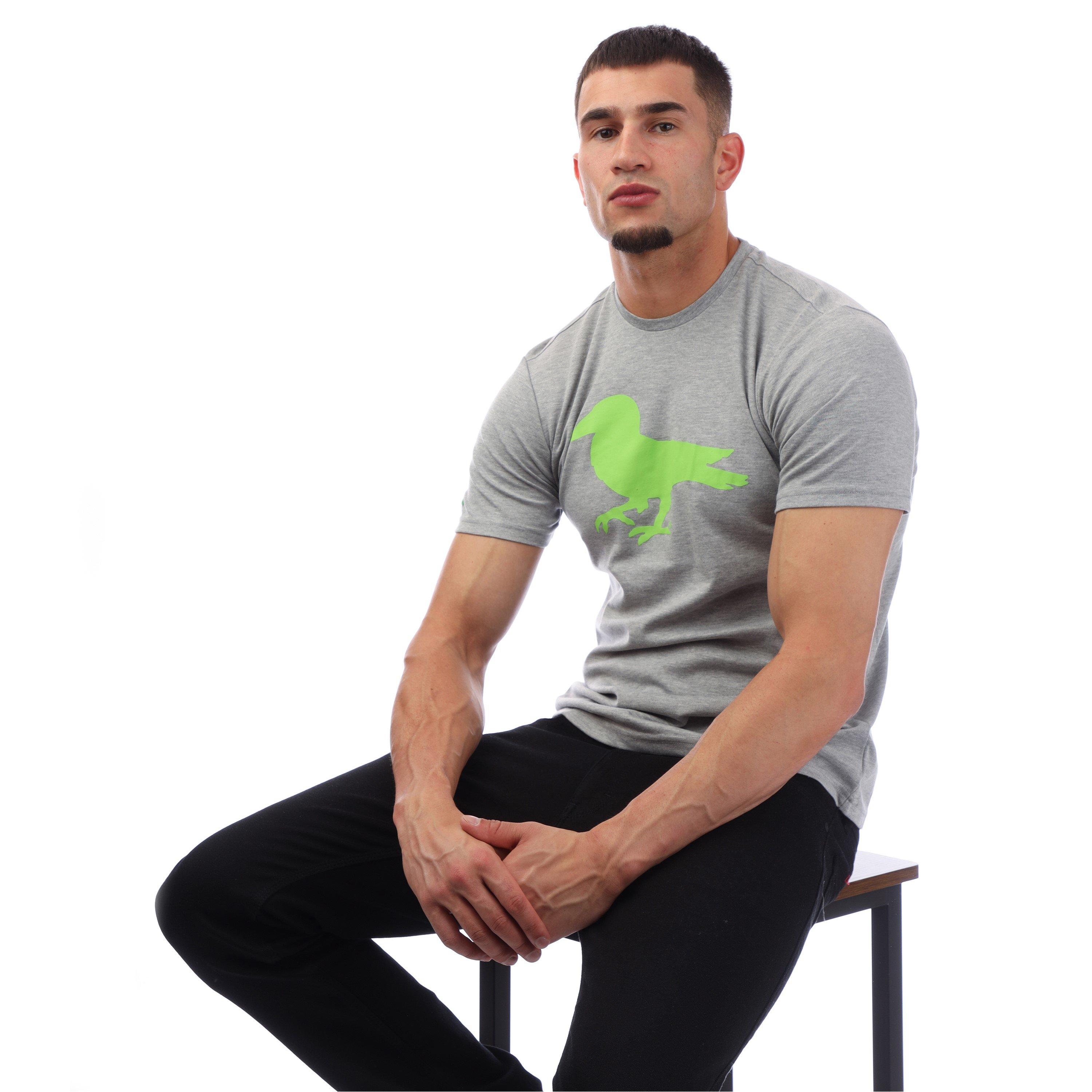 Mid Mrl Grey - Modern Amusement - Cali Crew Regular Fit T-Shirt - 4