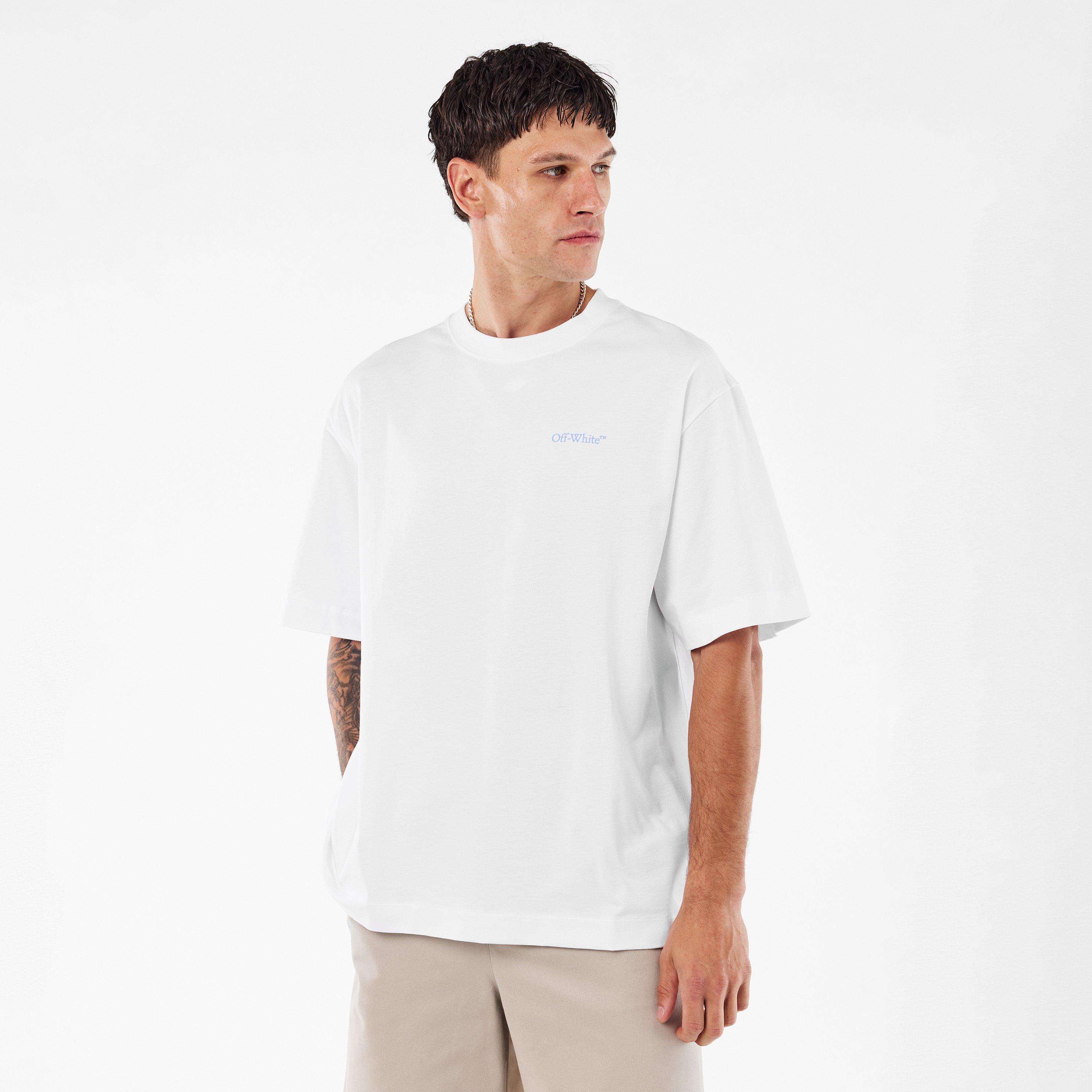 Hvid-Serenitet - Off White - Barber Skate Regular Fit T-Shirt - 3