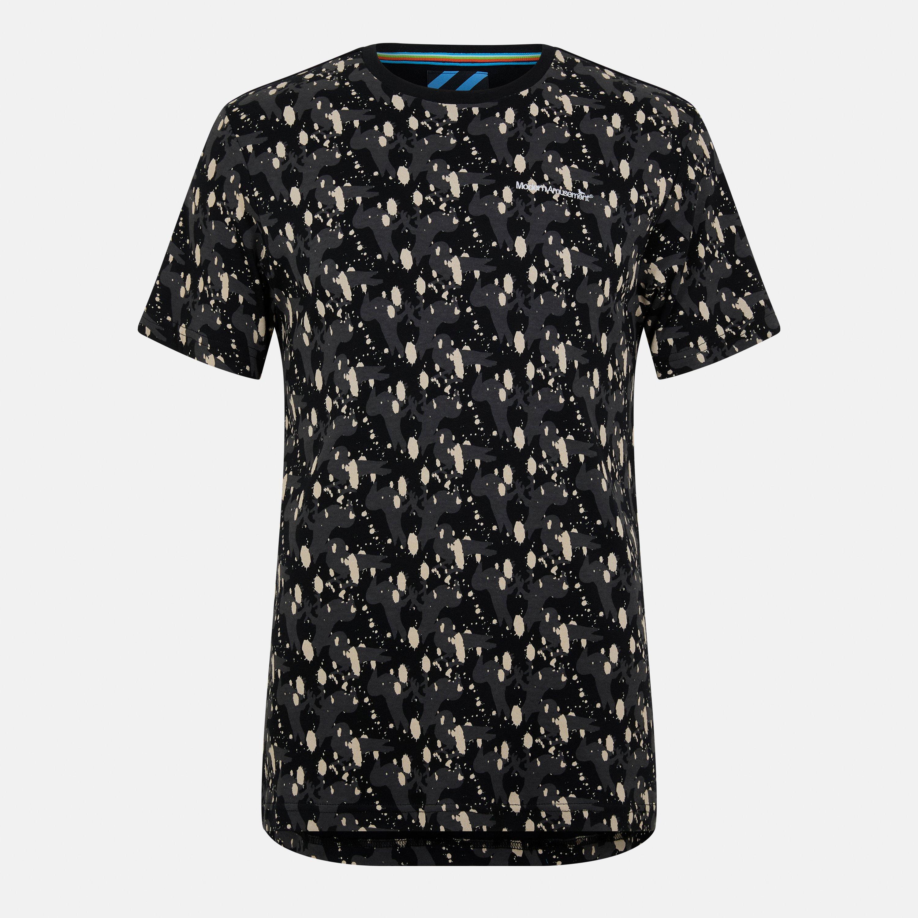 Jet Black Mix - Modern Amusement - Men's Regular Fit T-Shirt - 1