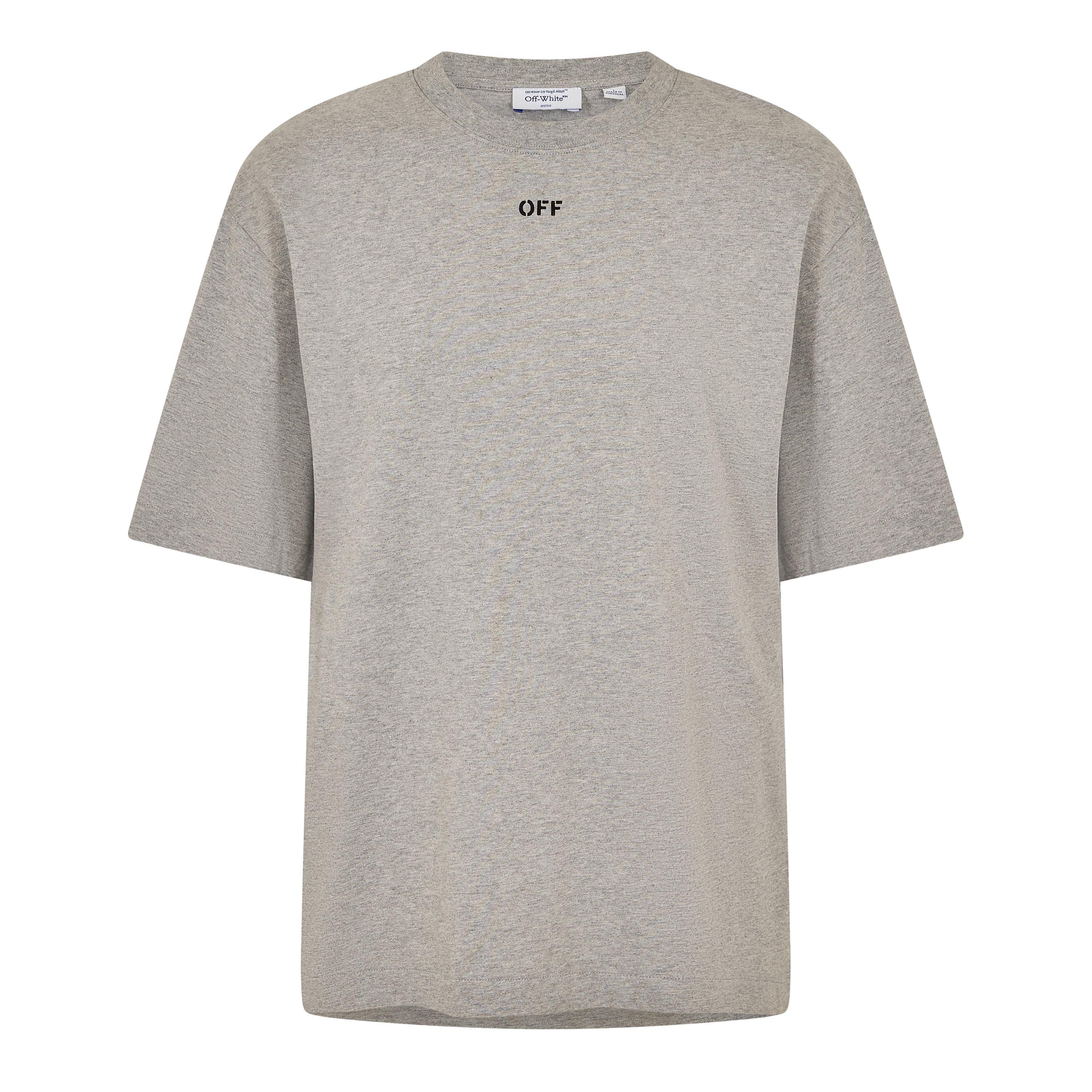 Grey/Black - Off White - Men's Skate T-Shirt - 1