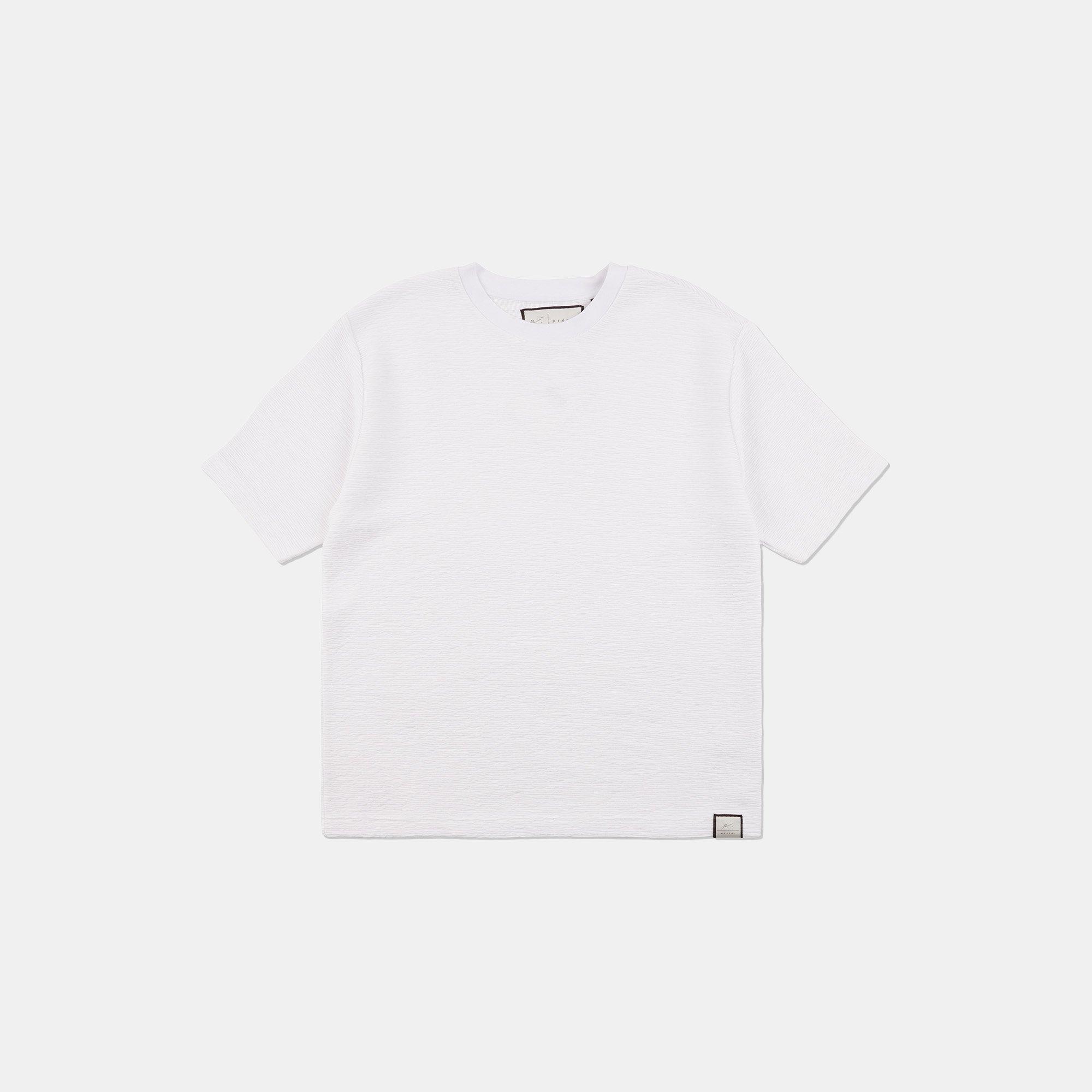 White - Prevu - Men's Ottoman Tee T-Shirt - 1