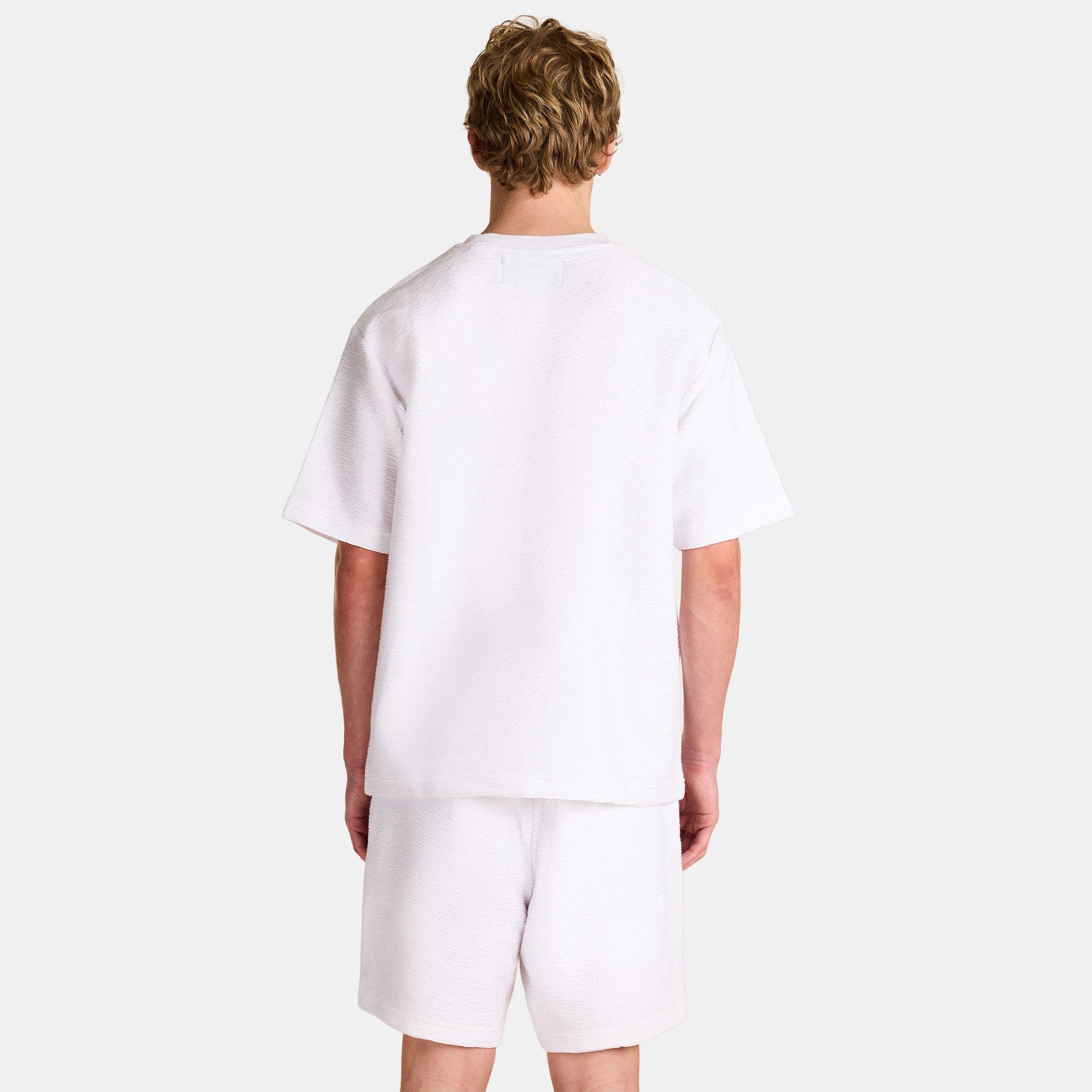 White - Prevu - Men's Ottoman Tee T-Shirt - 4