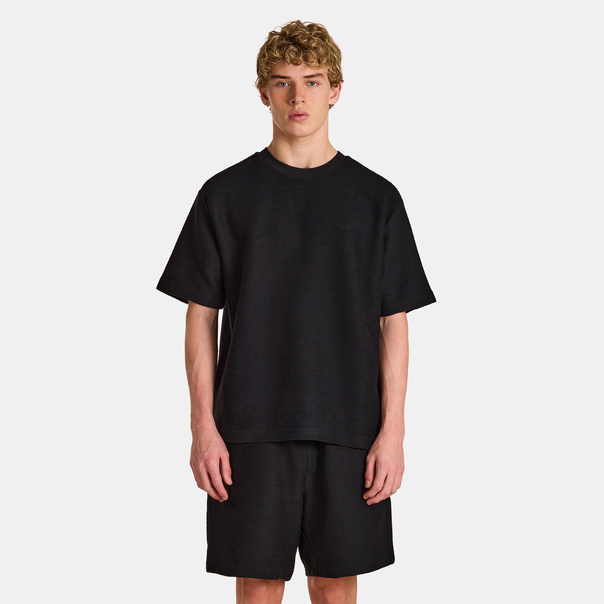 Black - Prevu - Men's Ottoman Tee T-Shirt - 3
