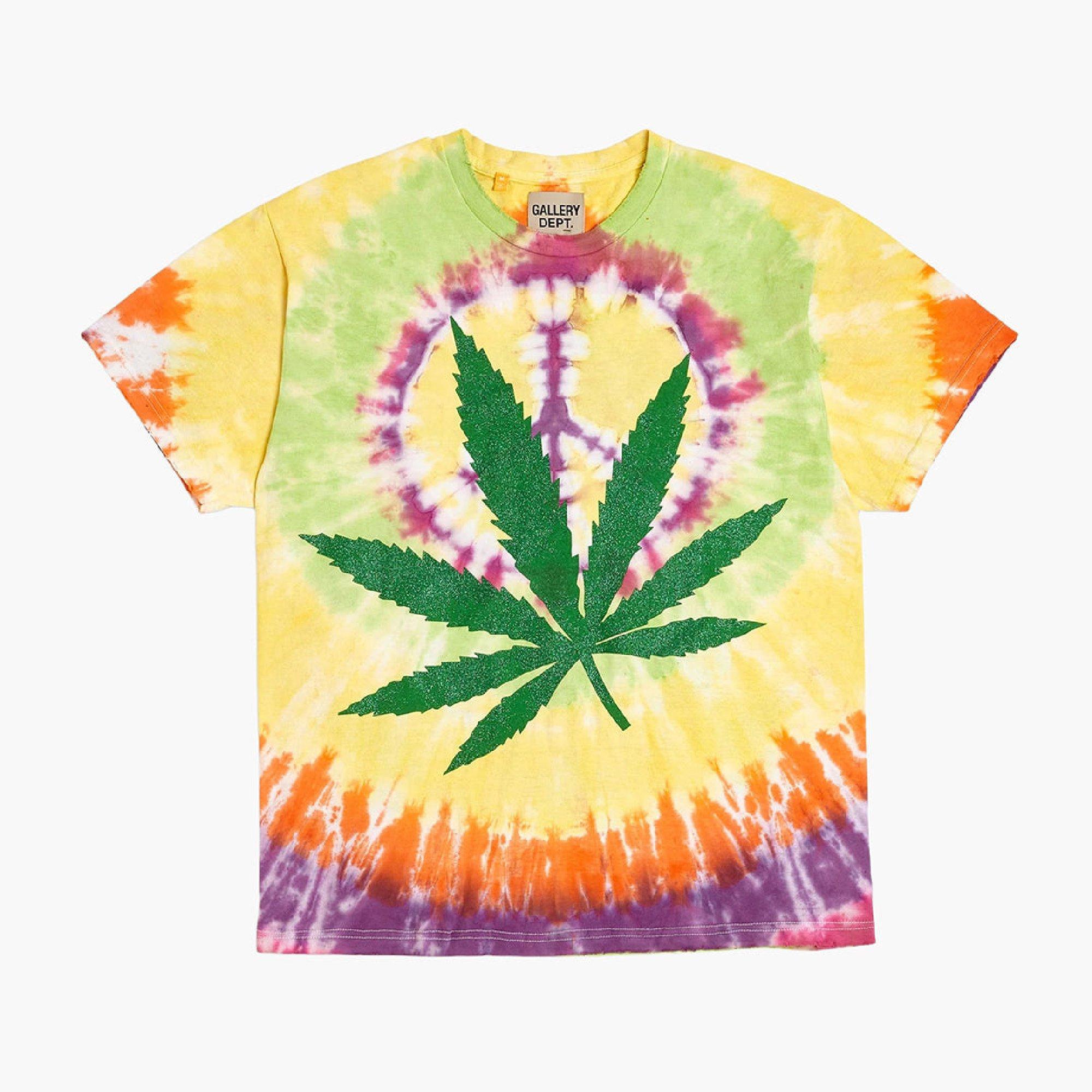 Tie Dye - Gallery Dept - Gallery Weed T-Shirt Sn99 - 1