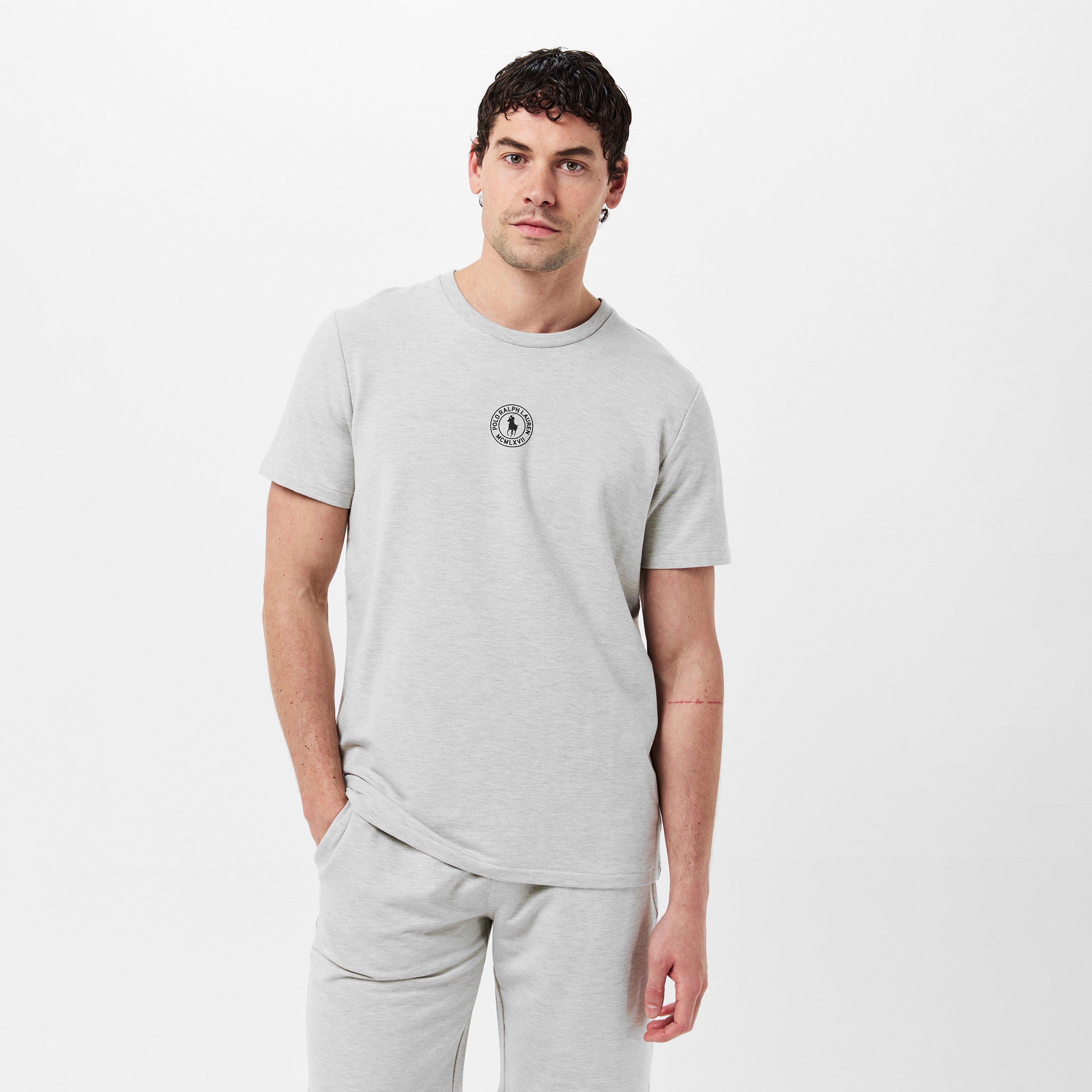 Light Sprt Hthr - Polo Ralph Lauren - Men's Puck Logo T-Shirt - 3