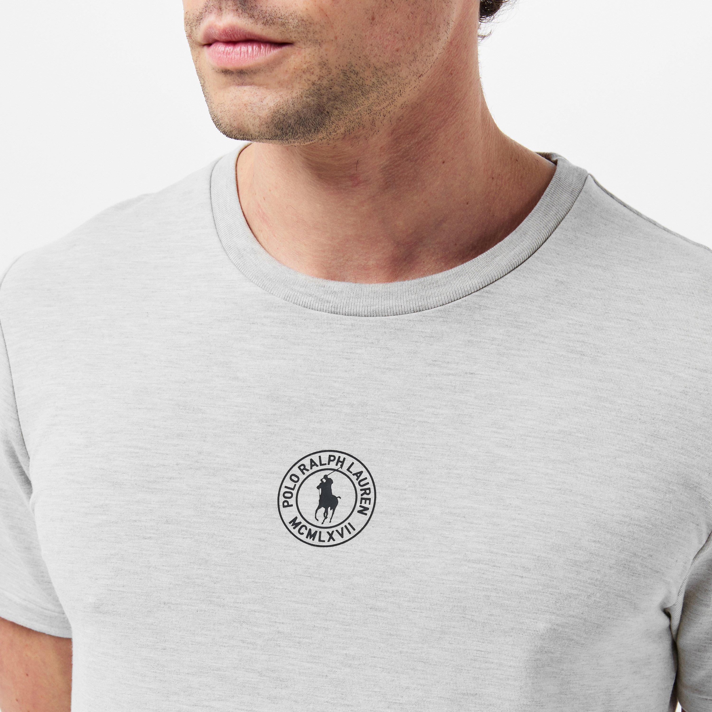 Light Sprt Hthr - Polo Ralph Lauren - Men's Puck Logo T-Shirt - 5