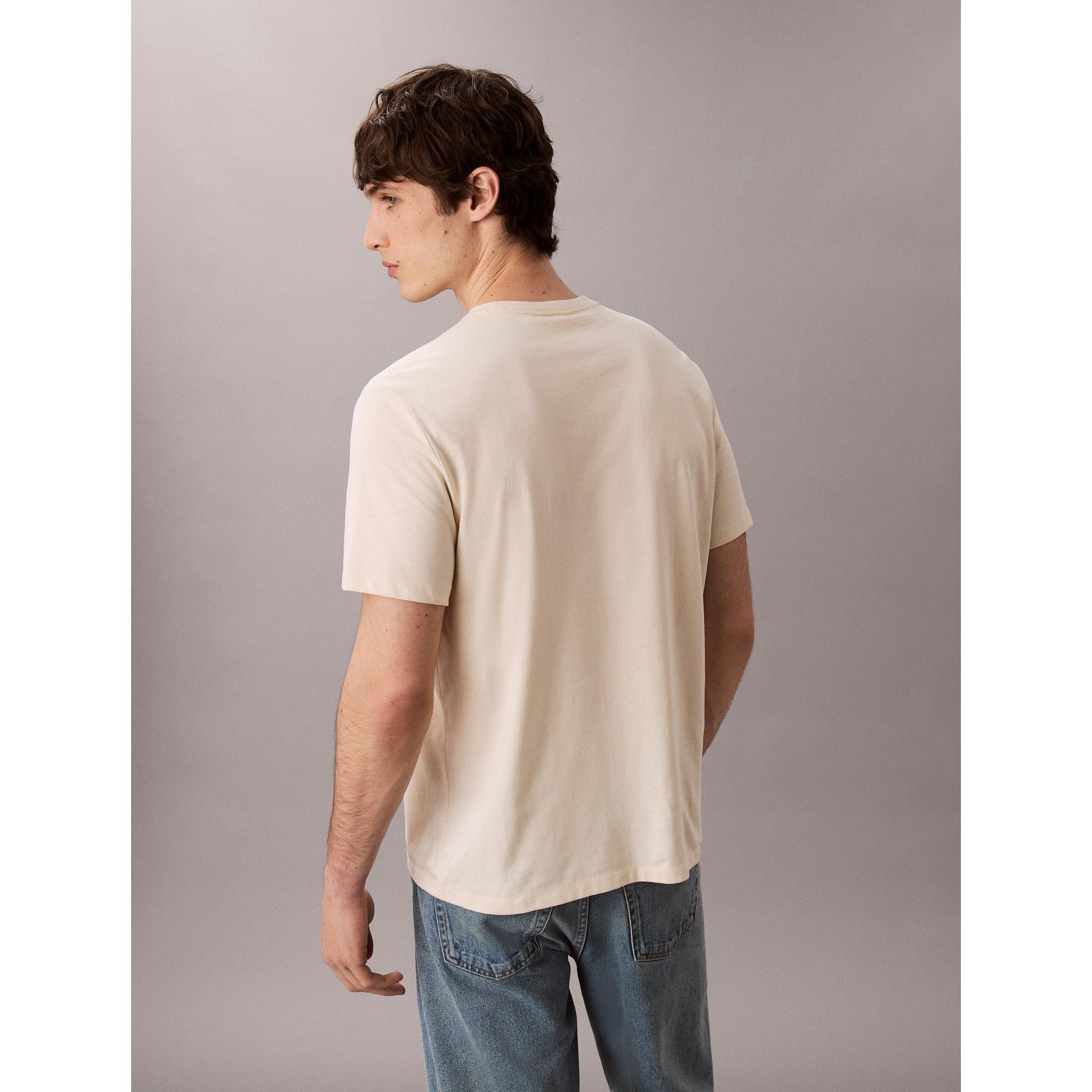 Chalk 67U - Calvin Klein Jeans - Men's CKJ Monogram Regular Fit T-Shirt - 6