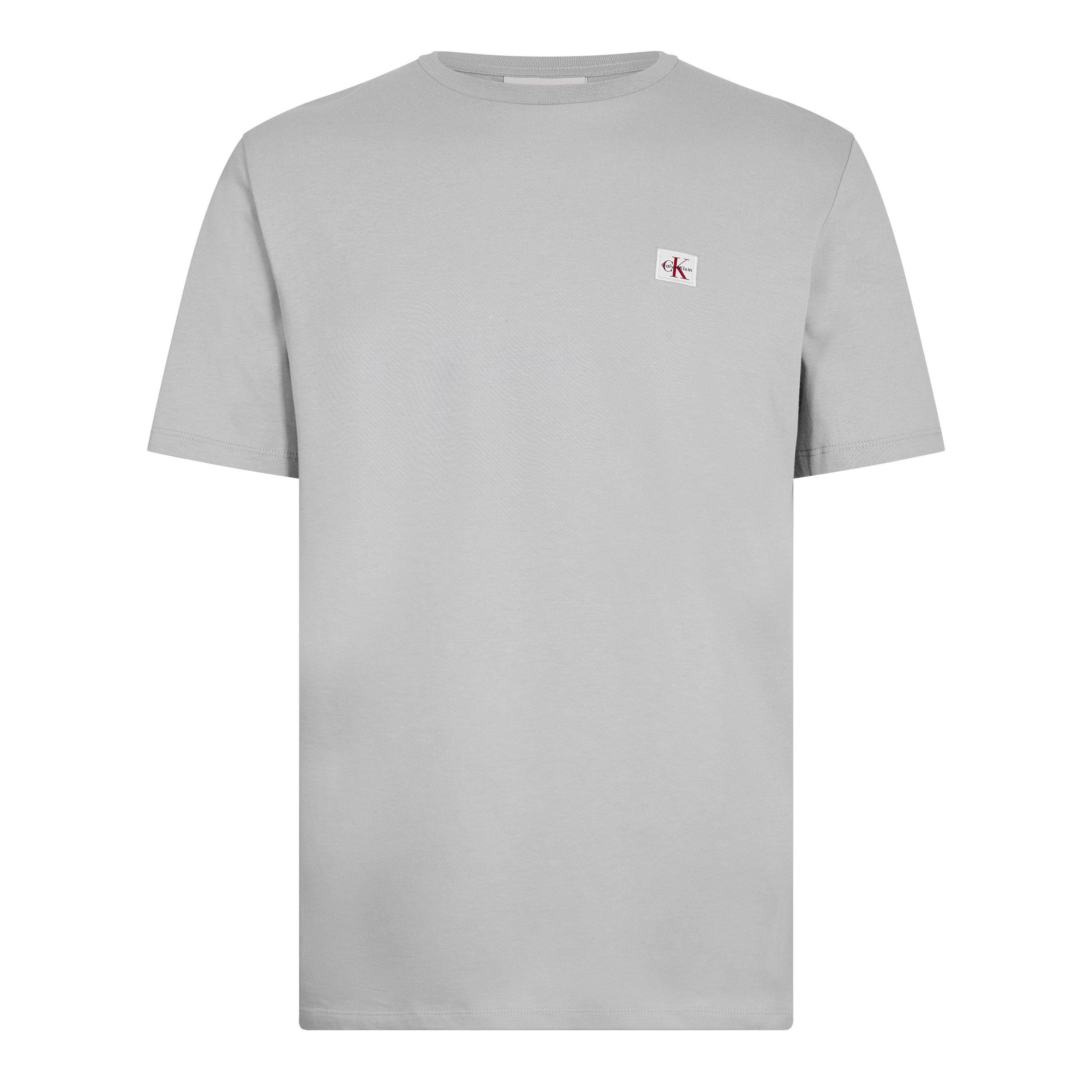 Calvin Klein Jeans Men's Ckj Woven Box Regular Fit T-Shirt - Formal Gray - XL