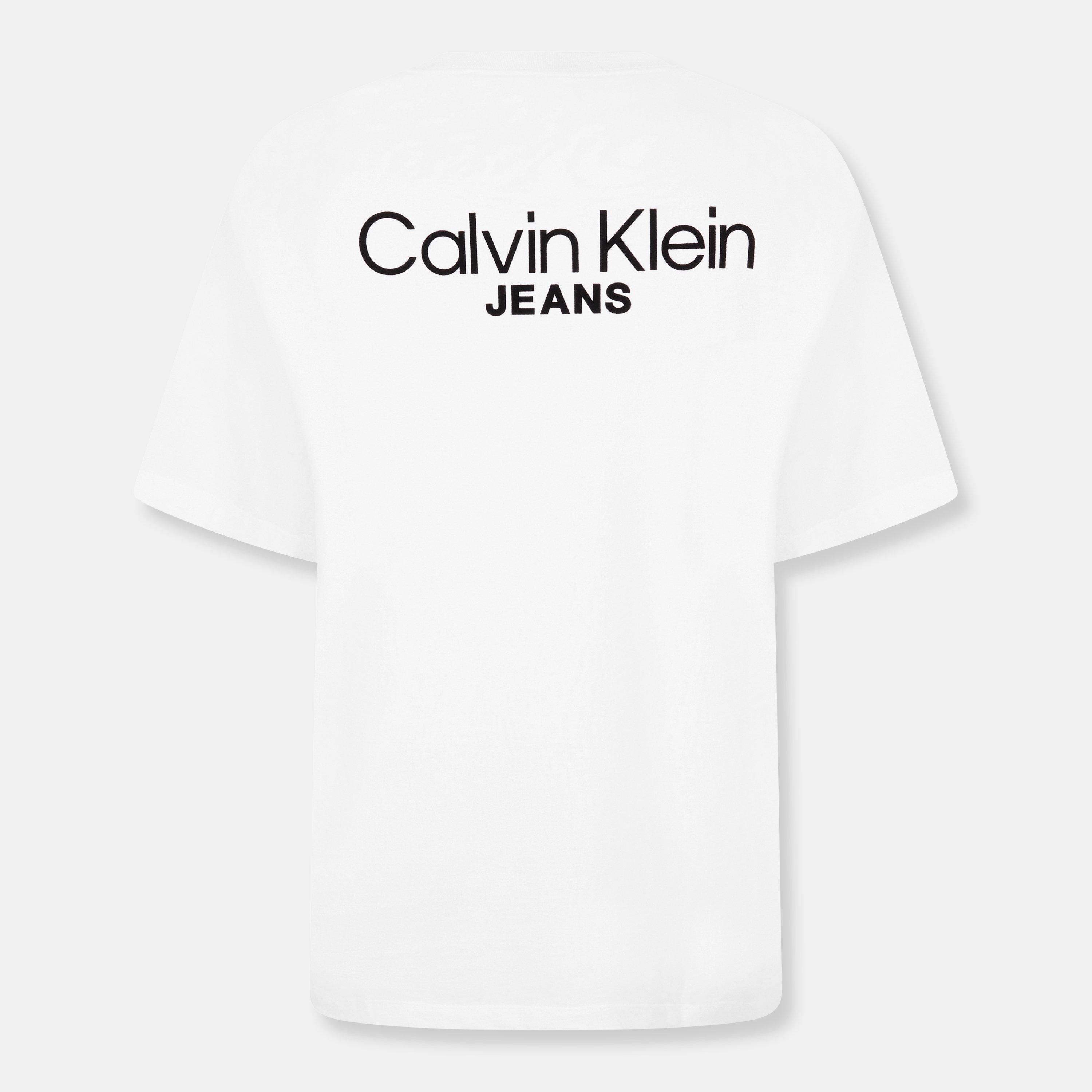 Brill White YAA - Calvin Klein Jeans - Men's Regular Fit Back Print T-Shirt - 2