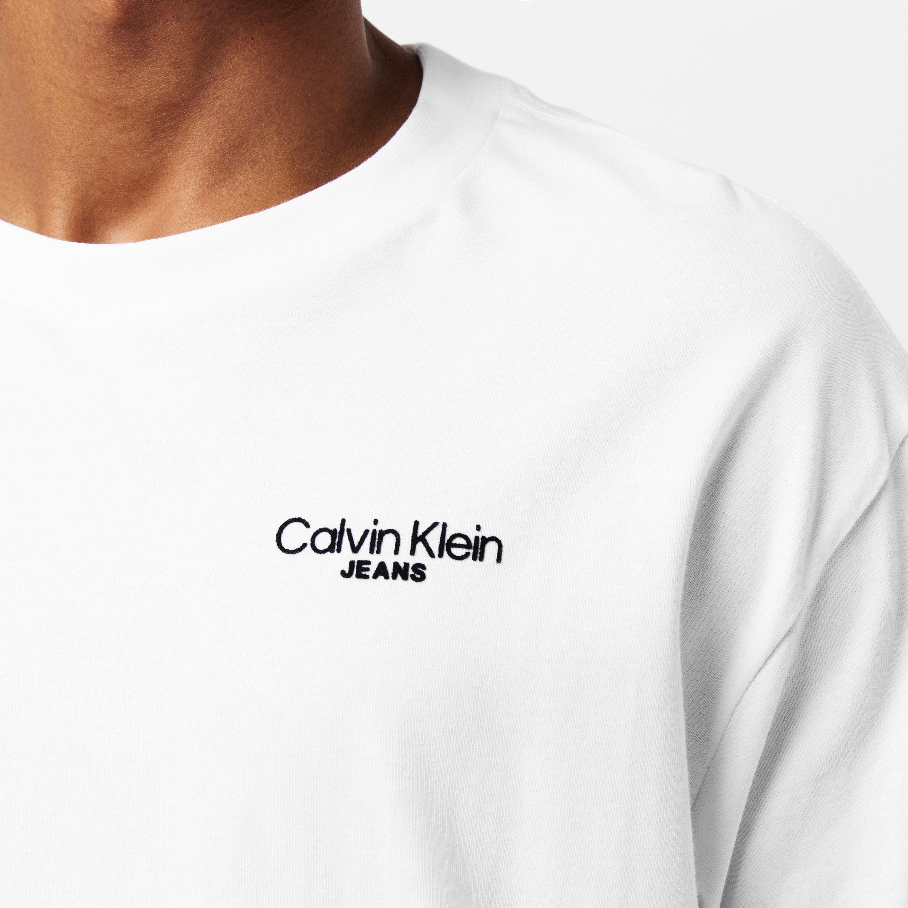 Brill White YAA - Calvin Klein Jeans - Men's Regular Fit Back Print T-Shirt - 5