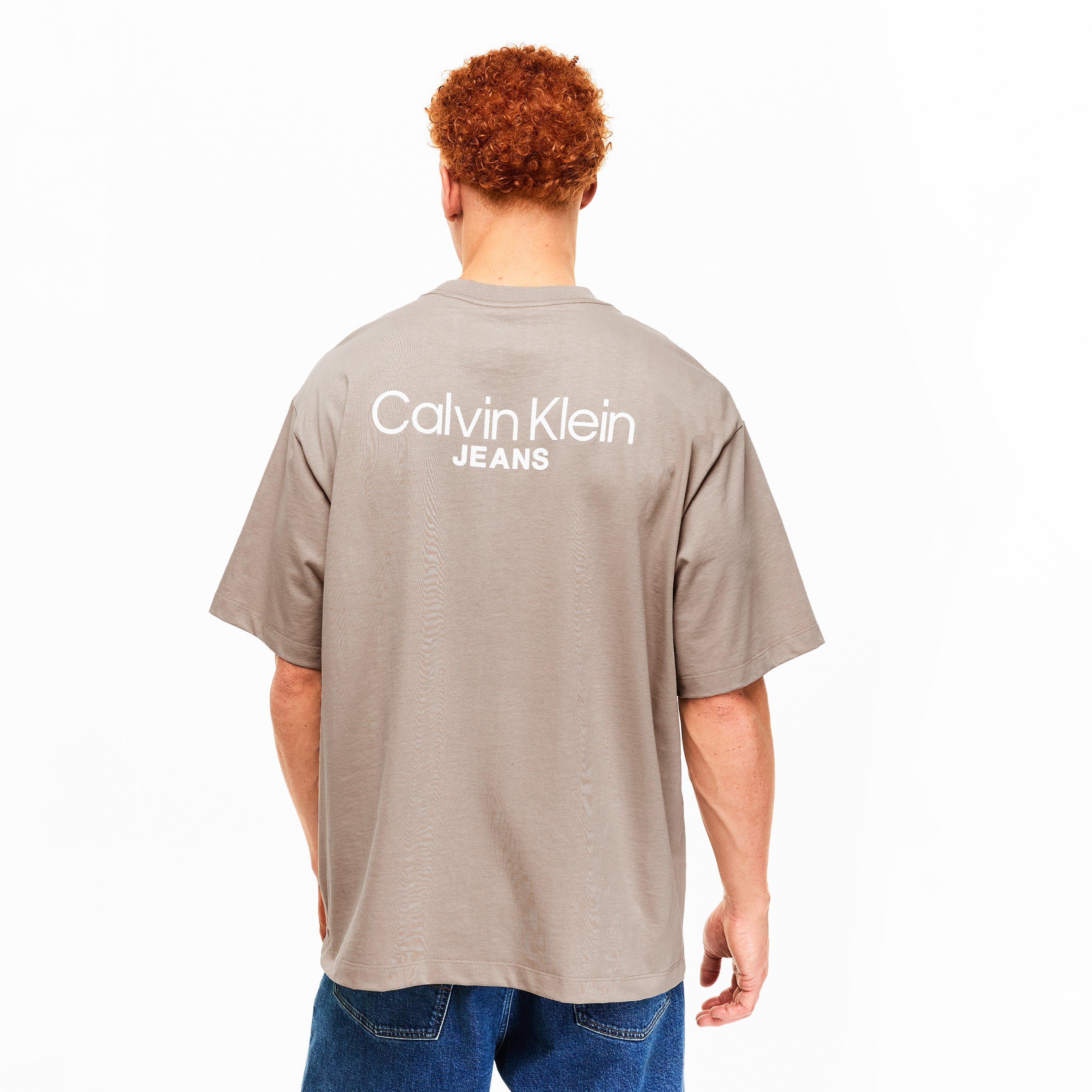 Ancient Marble - Calvin Klein Jeans - Men's Regular Fit Back Print T-Shirt - 4