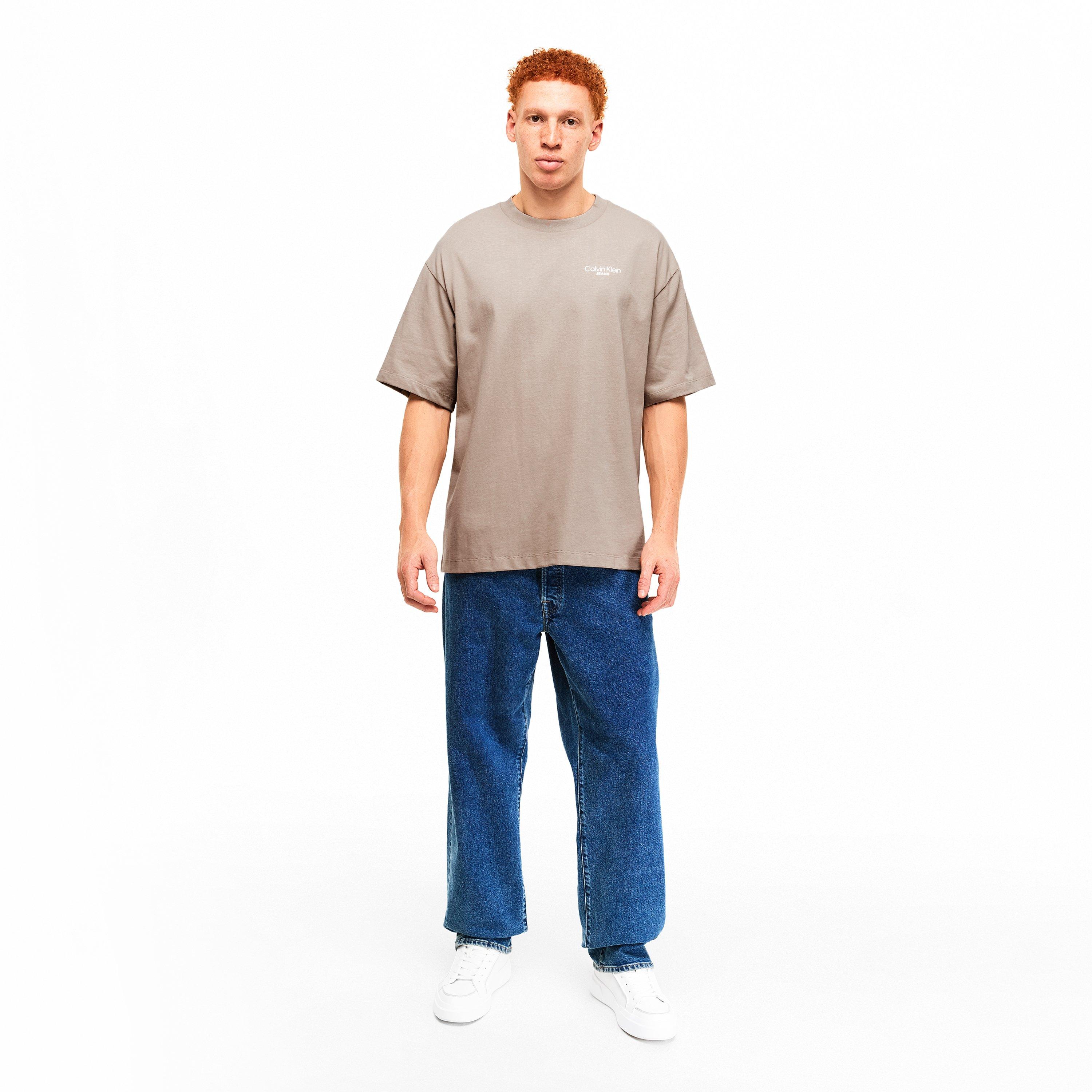 Ancient Marble - Calvin Klein Jeans - Men's Regular Fit Back Print T-Shirt - 6