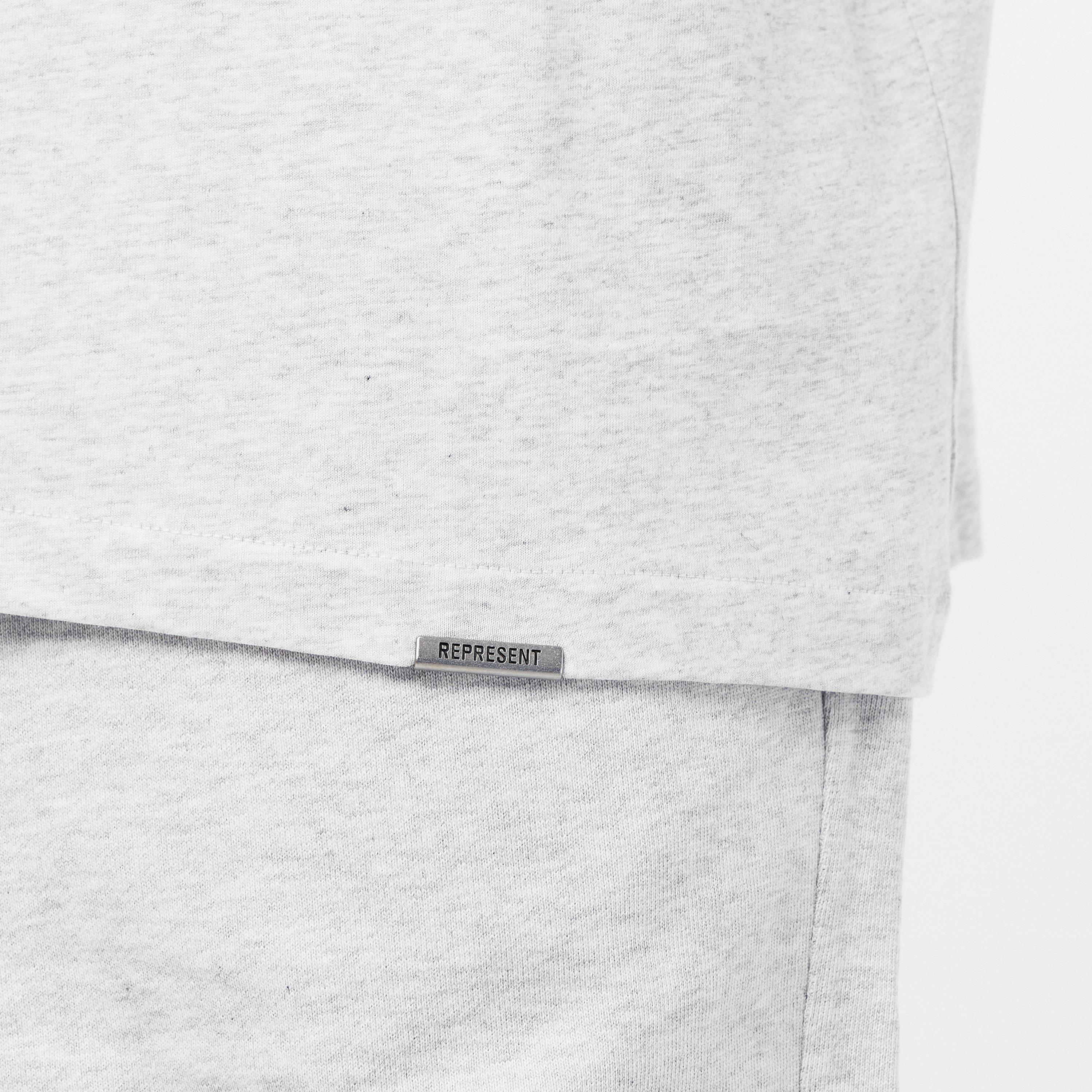 Ice Grey Marl - Represent - Men's Regular Fit T-Shirt - 5