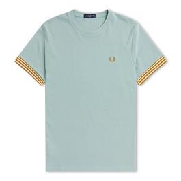 Fred Perry Stripe Cuff T Shirt