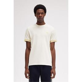 Fred Perry Stripe Cuff T-Shirt