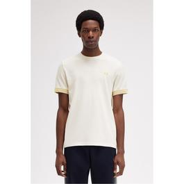 Fred Perry Stripe Cuff T Shirt