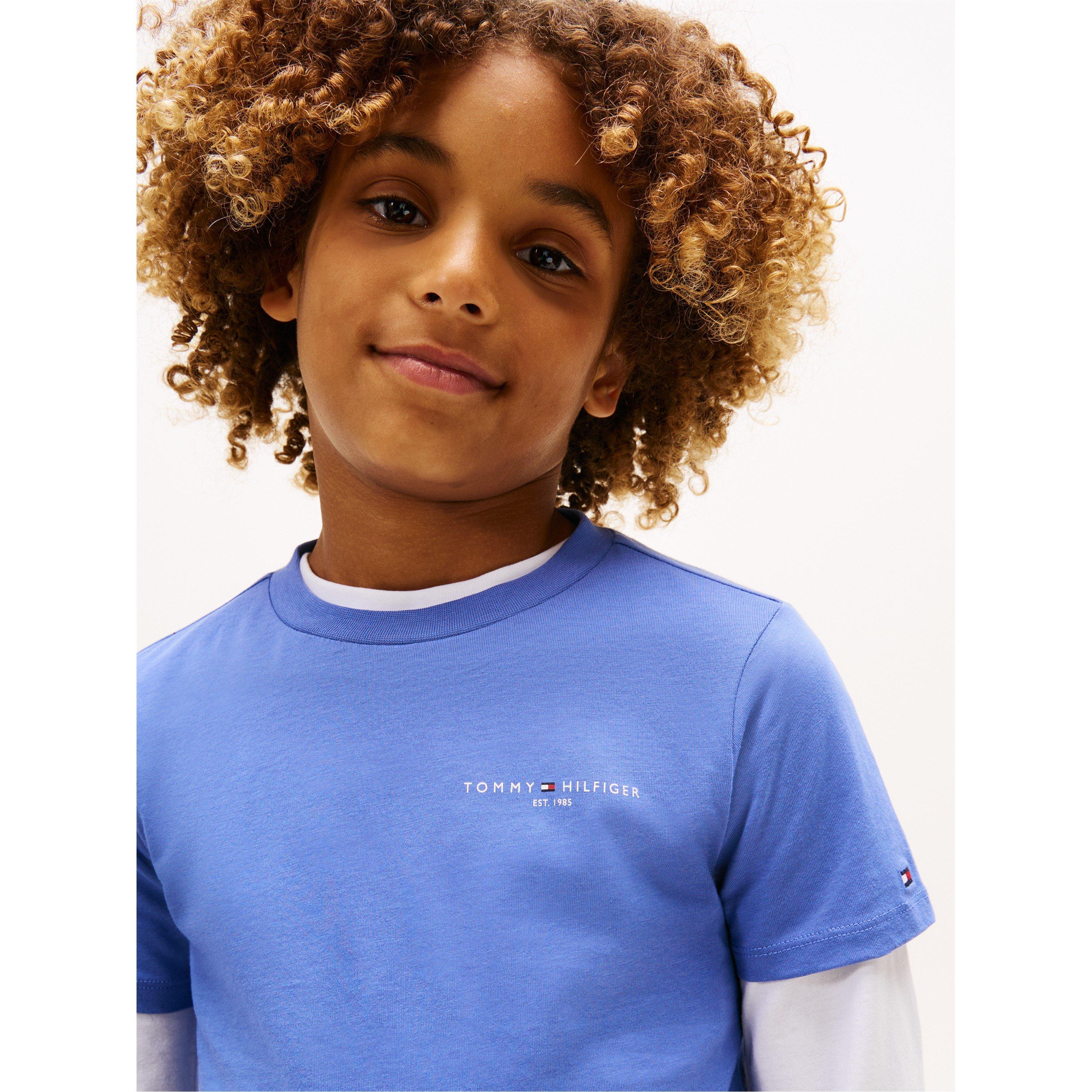 Sapphire C6D - Tommy Hilfiger - Kids' Mini Corp Regular Fit T-Shirt - 4
