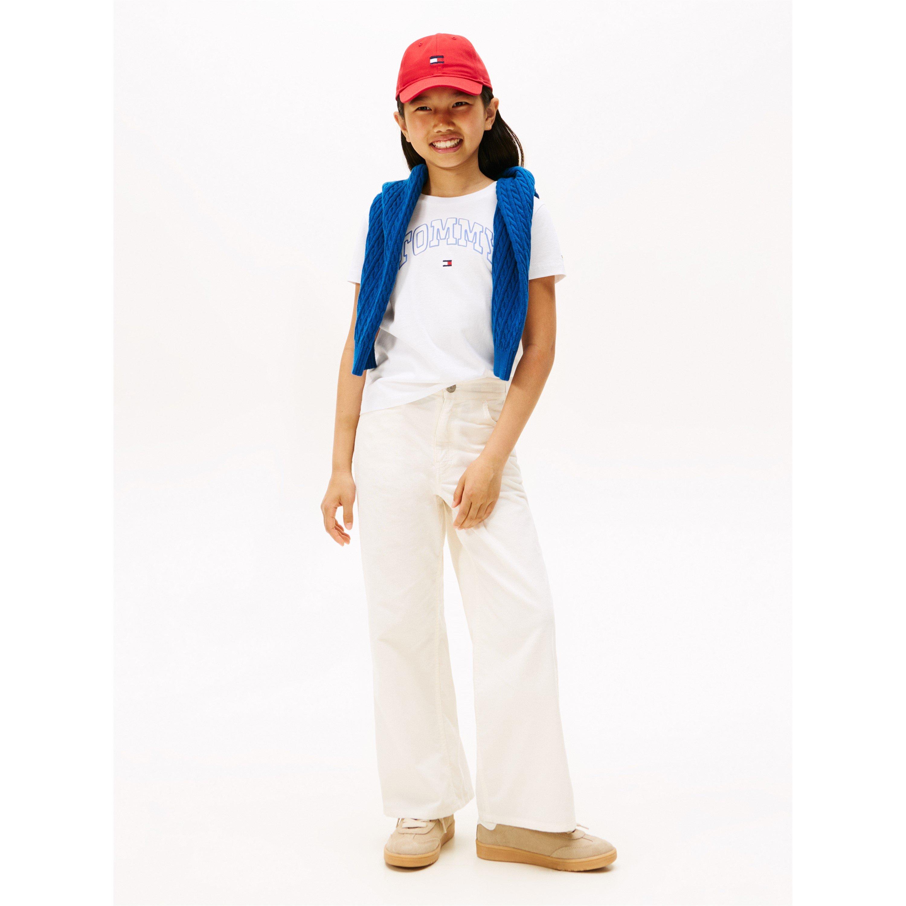 Bijeli YBR - Tommy Hilfiger - Kids' Varsity Regular Fit T-Shirt - 4