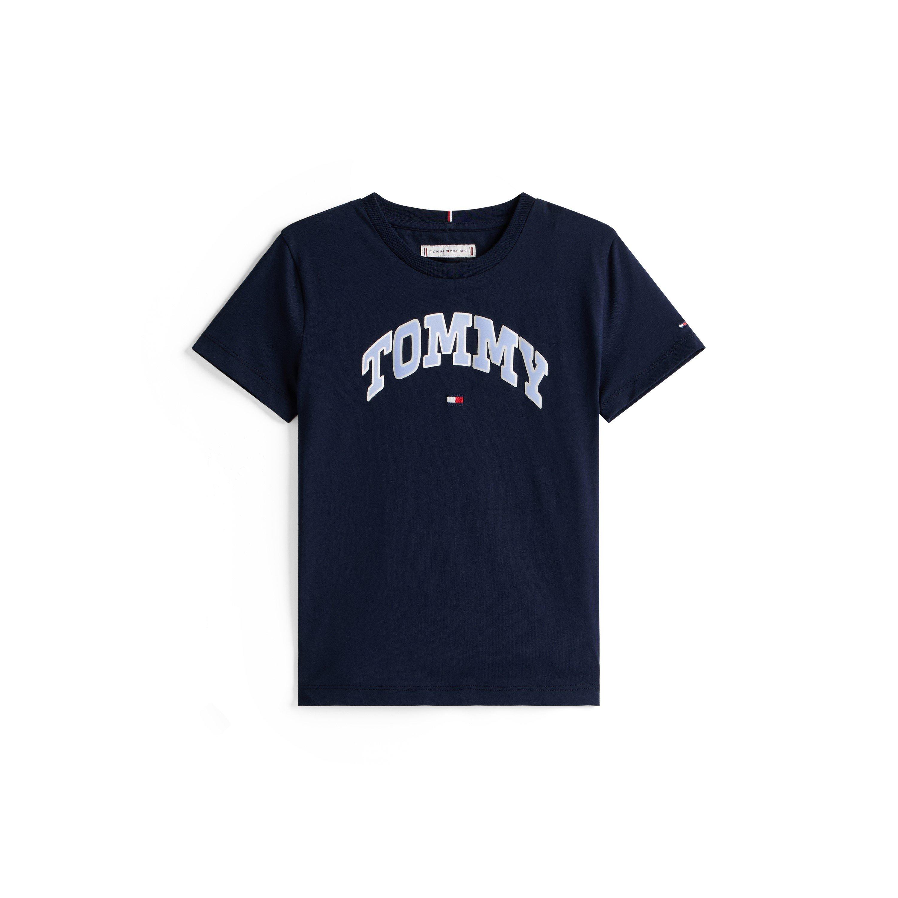 Tommy Hilfiger Girls Kids' Varsity Breathable T-Shirt - Night Navy C1g - 12Y