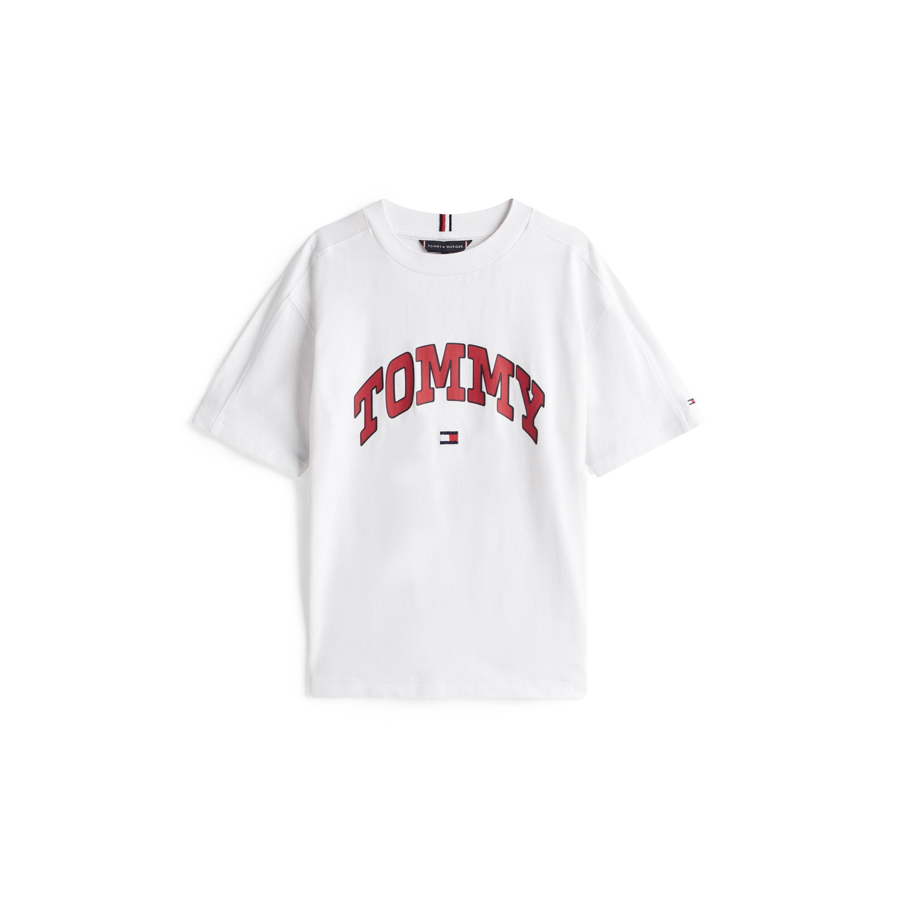 Tommy Hilfiger Boys Kids' Varsity T-Shirt - White Ybr - 12Y