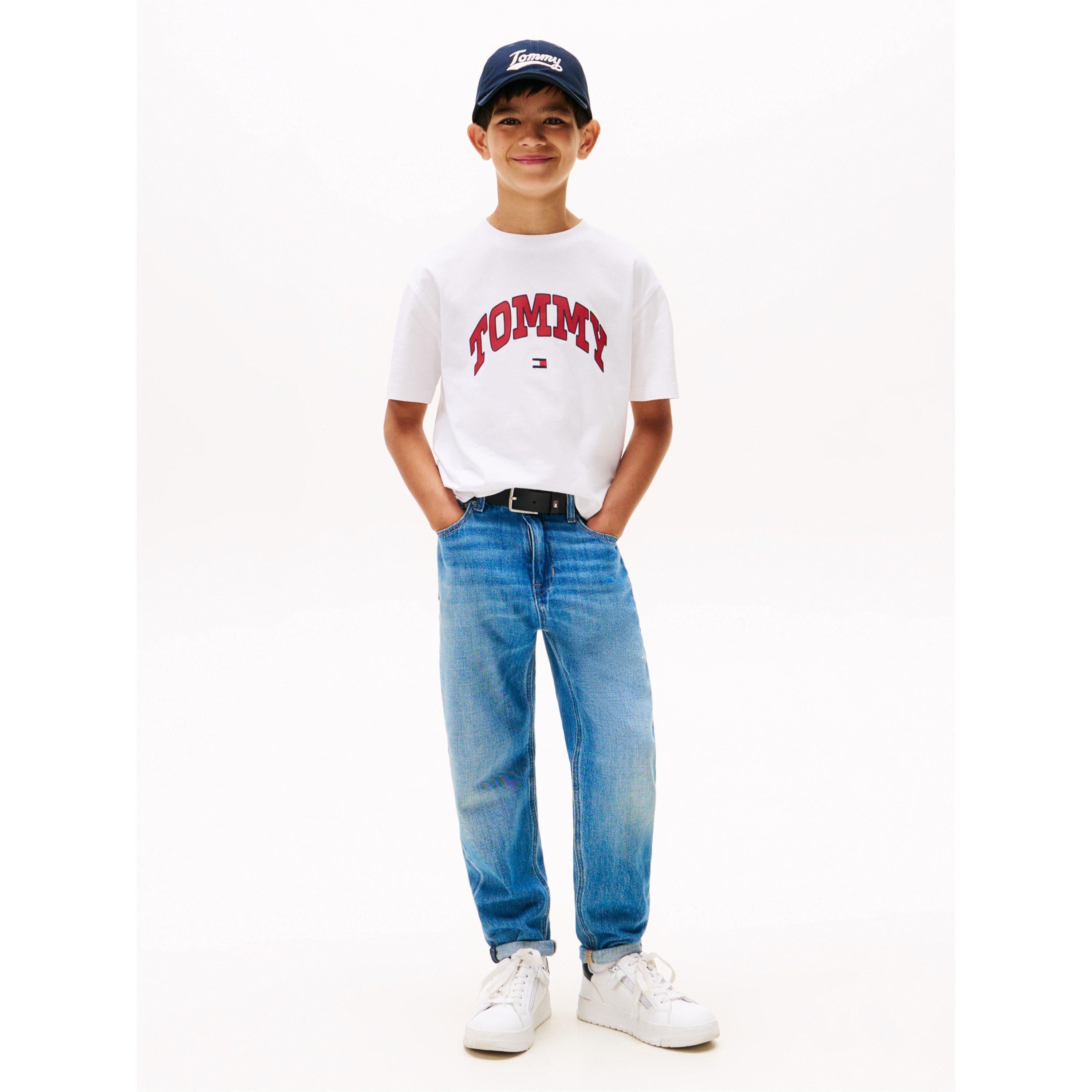 Bijeli YBR - Tommy Hilfiger - Kids' Varsity Regular Fit T-Shirt - 4