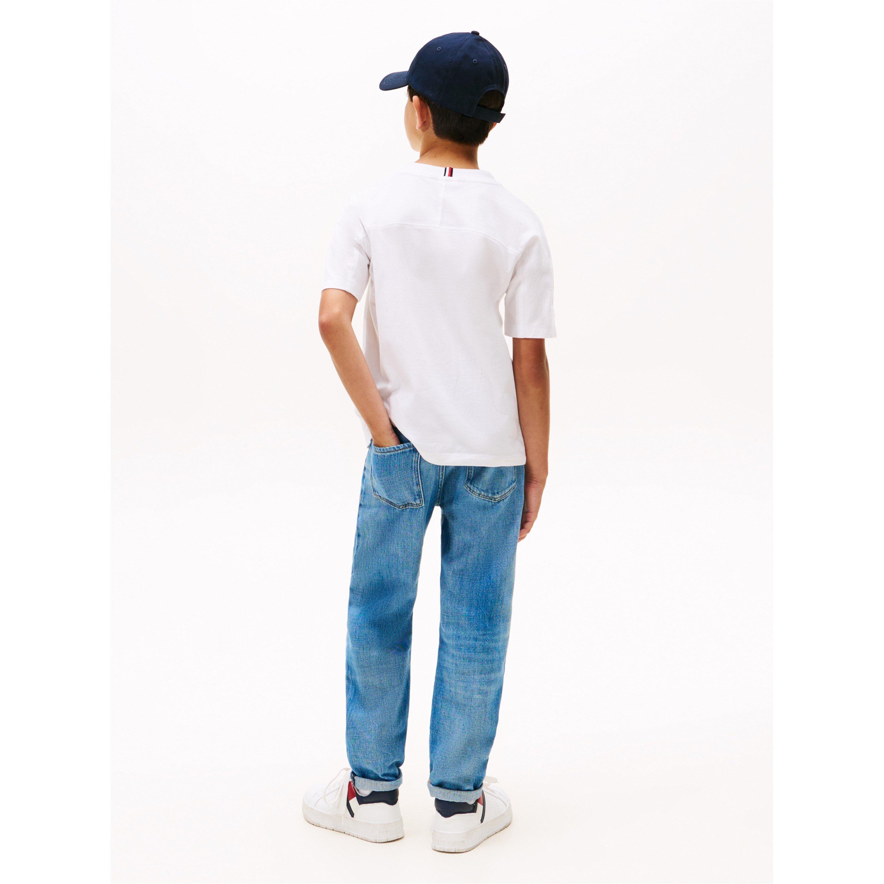 Bijeli YBR - Tommy Hilfiger - Kids' Varsity Regular Fit T-Shirt - 5