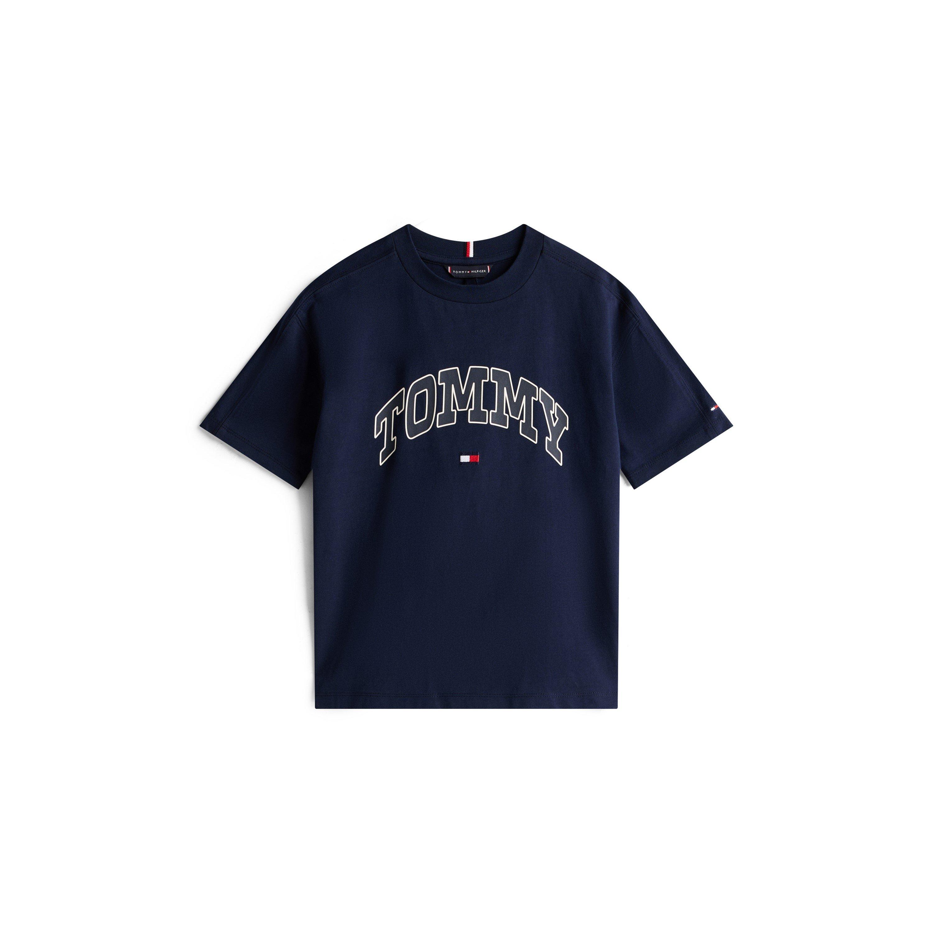 Tommy Hilfiger Boys Kids' Varsity T-Shirt - Night Navy C1g - 12Y