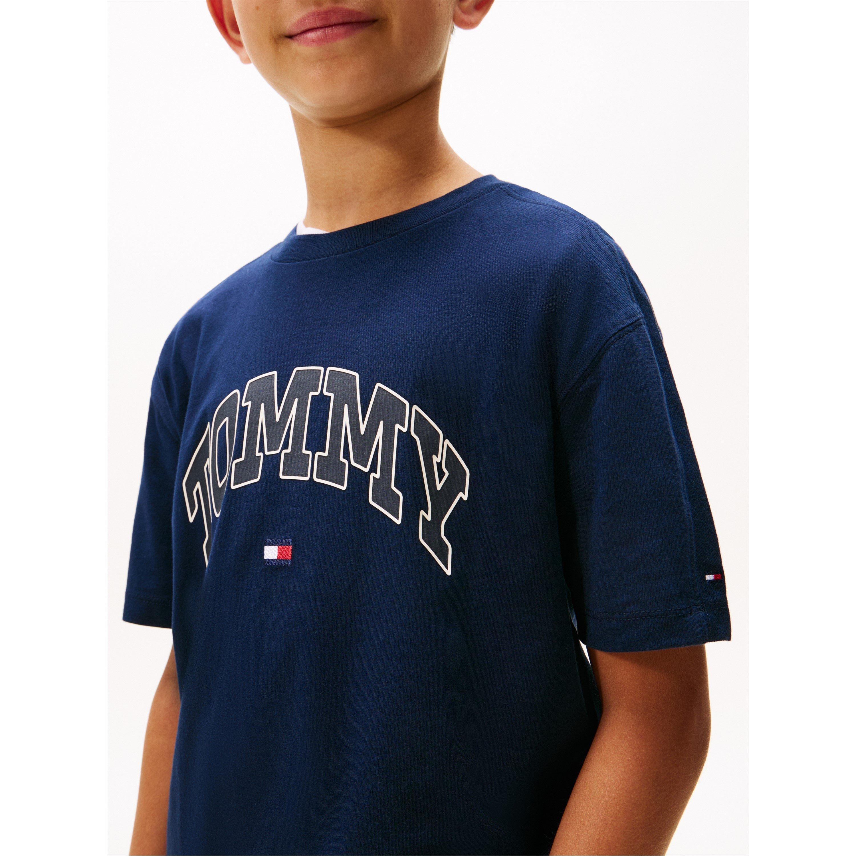 Night Navy C1G - Tommy Hilfiger - Kids' Varsity T-Shirt - 2