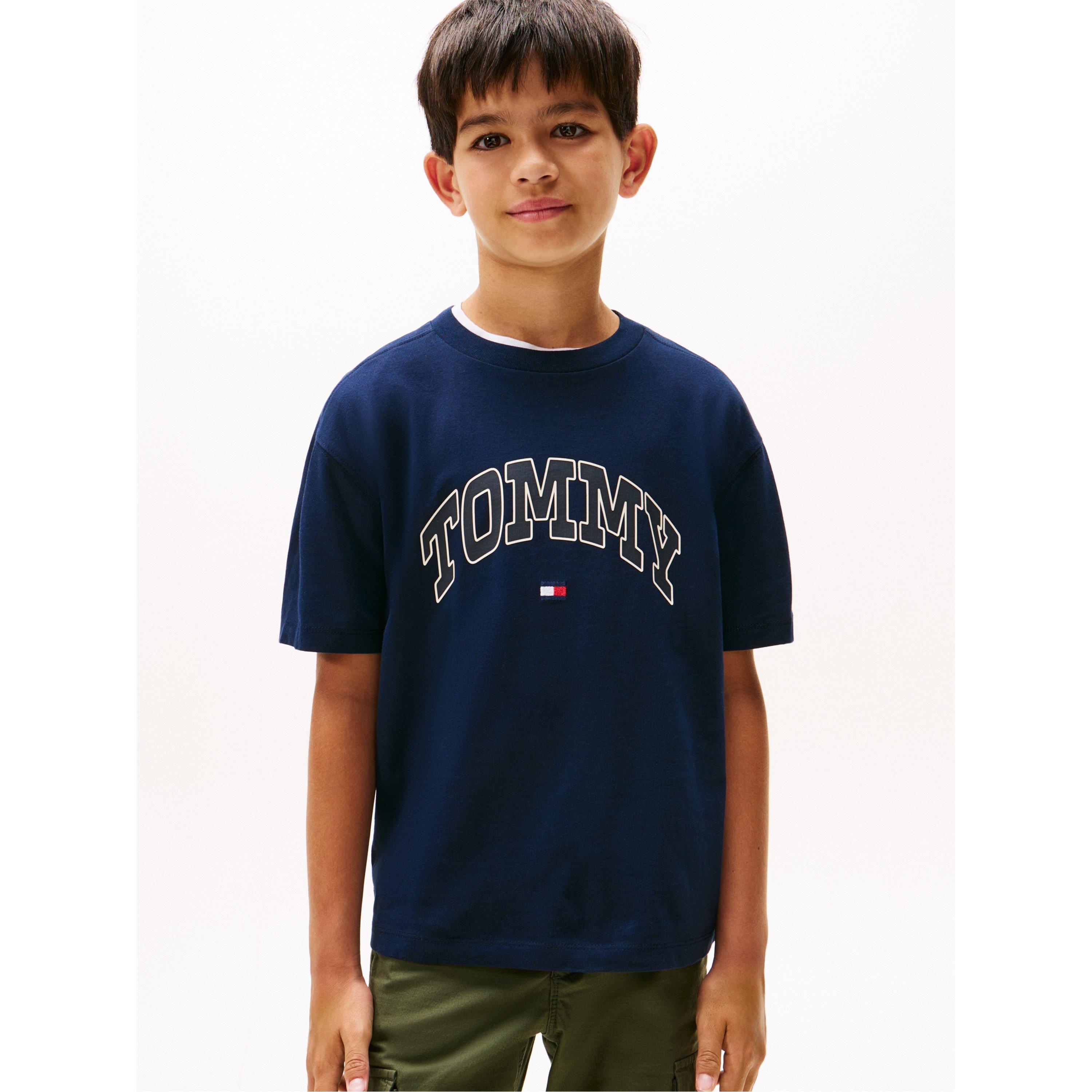 Night Navy C1G - Tommy Hilfiger - Kids' Varsity T-Shirt - 3