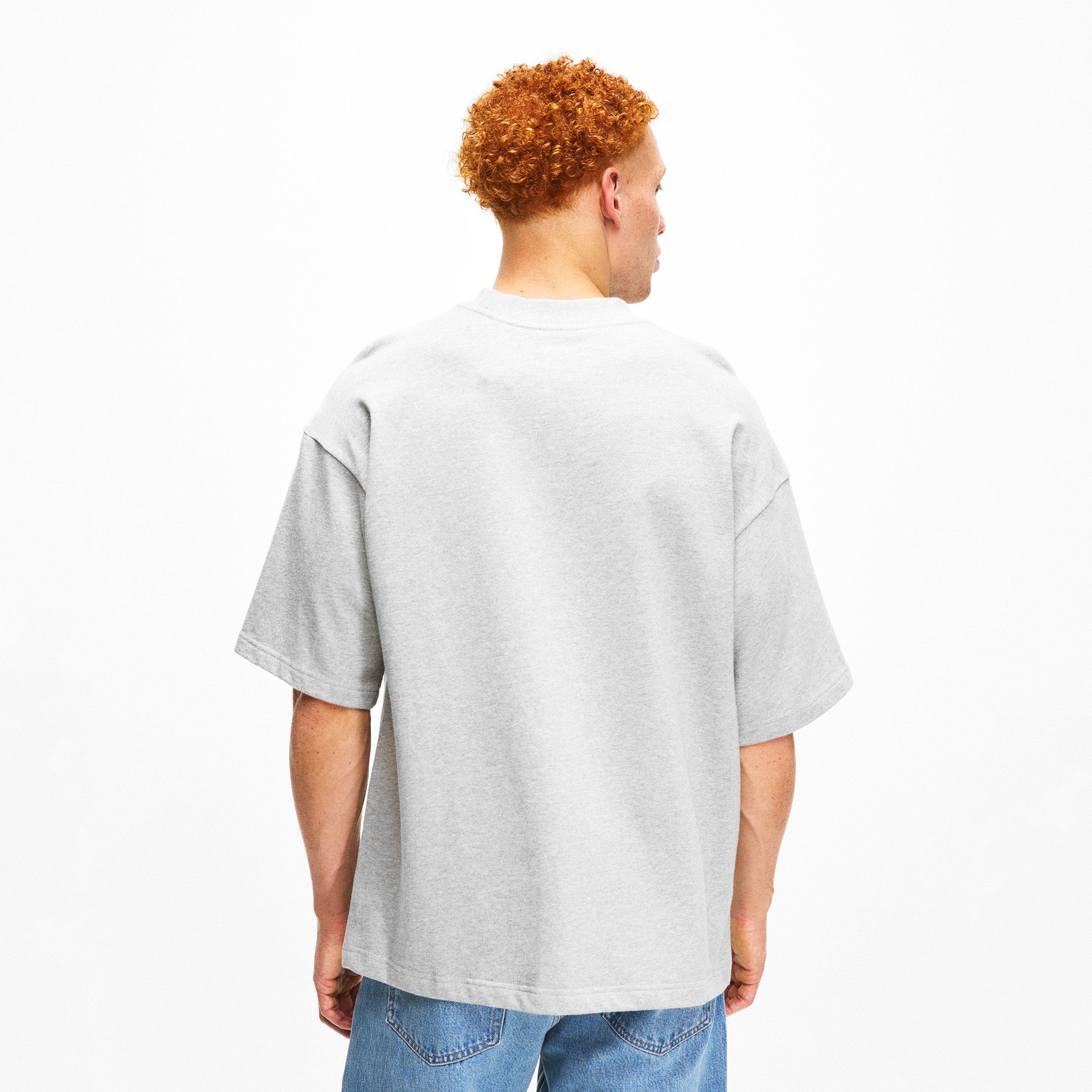 Grey Heather - Calvin Klein - Men's SSLogo T-Shirt - 4