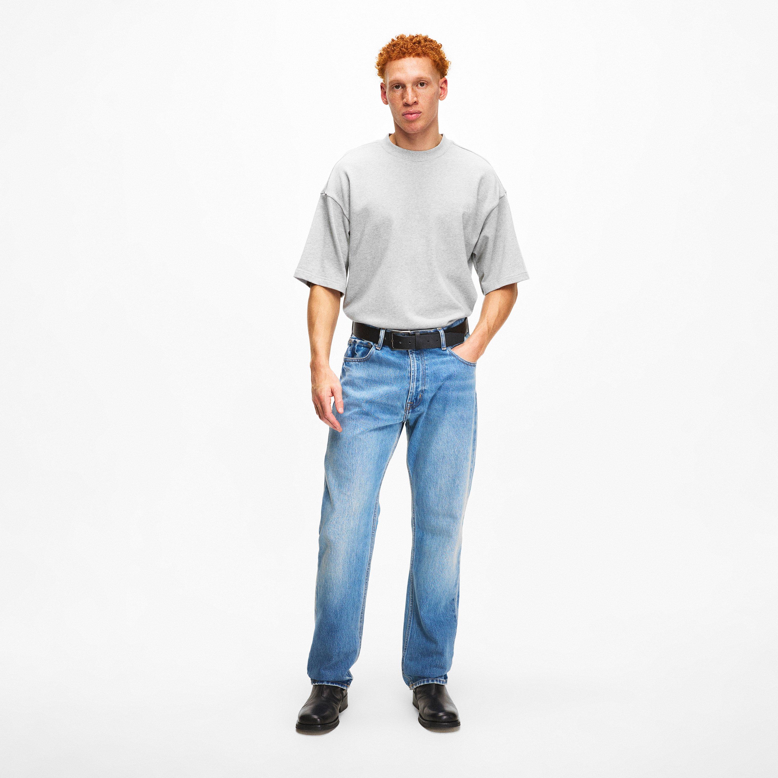 Grey Heather - Calvin Klein - Men's SSLogo T-Shirt - 6