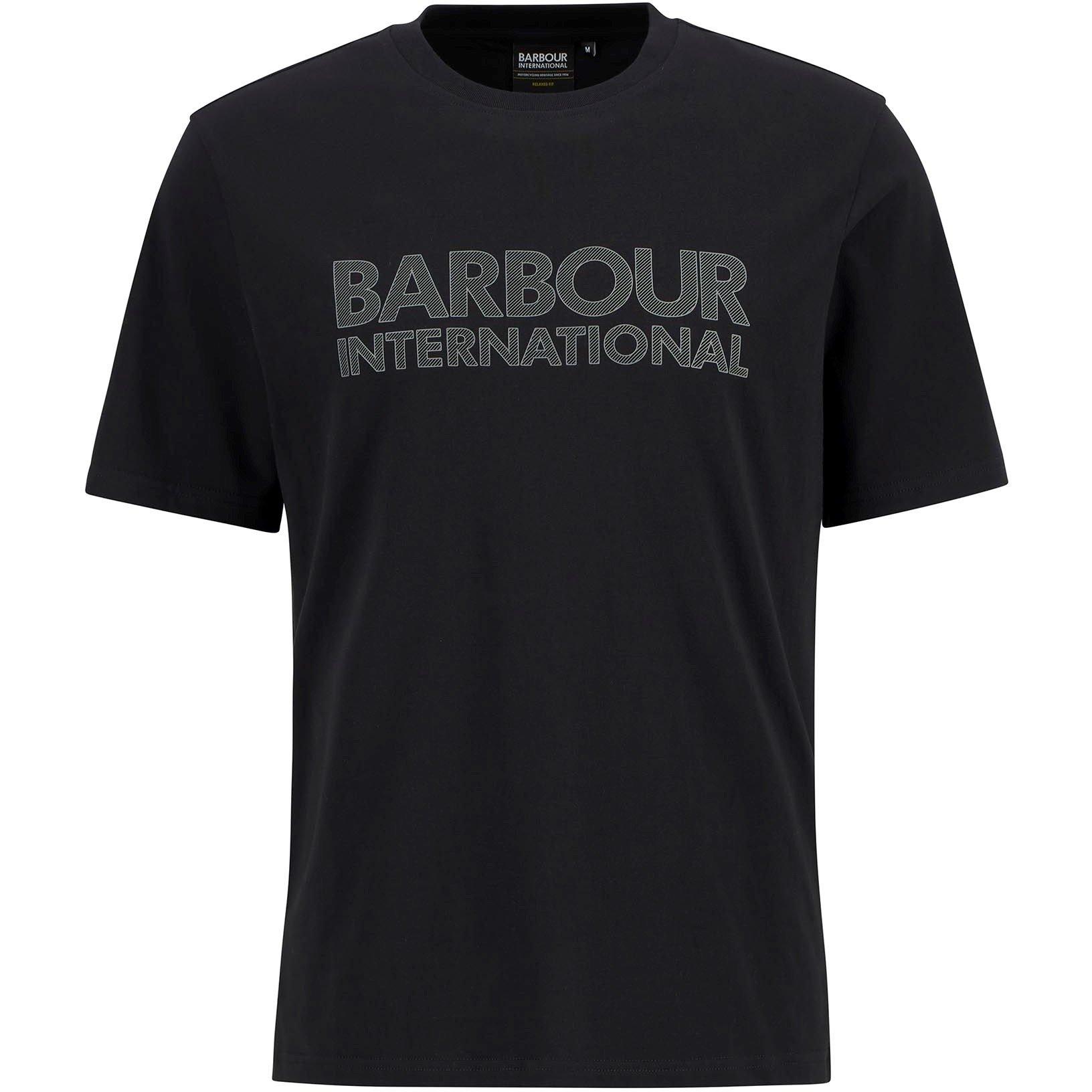 Black - Barbour International - Mens Essential T-Shirt - 1