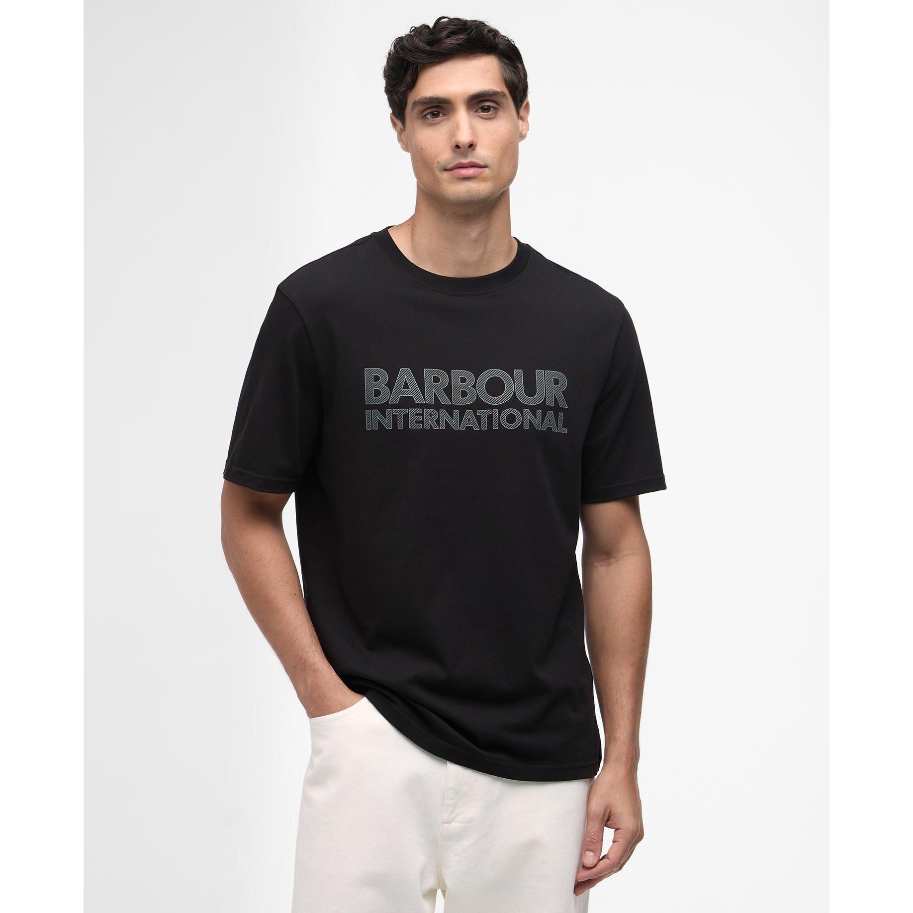 Black - Barbour International - Mens Essential T-Shirt - 2