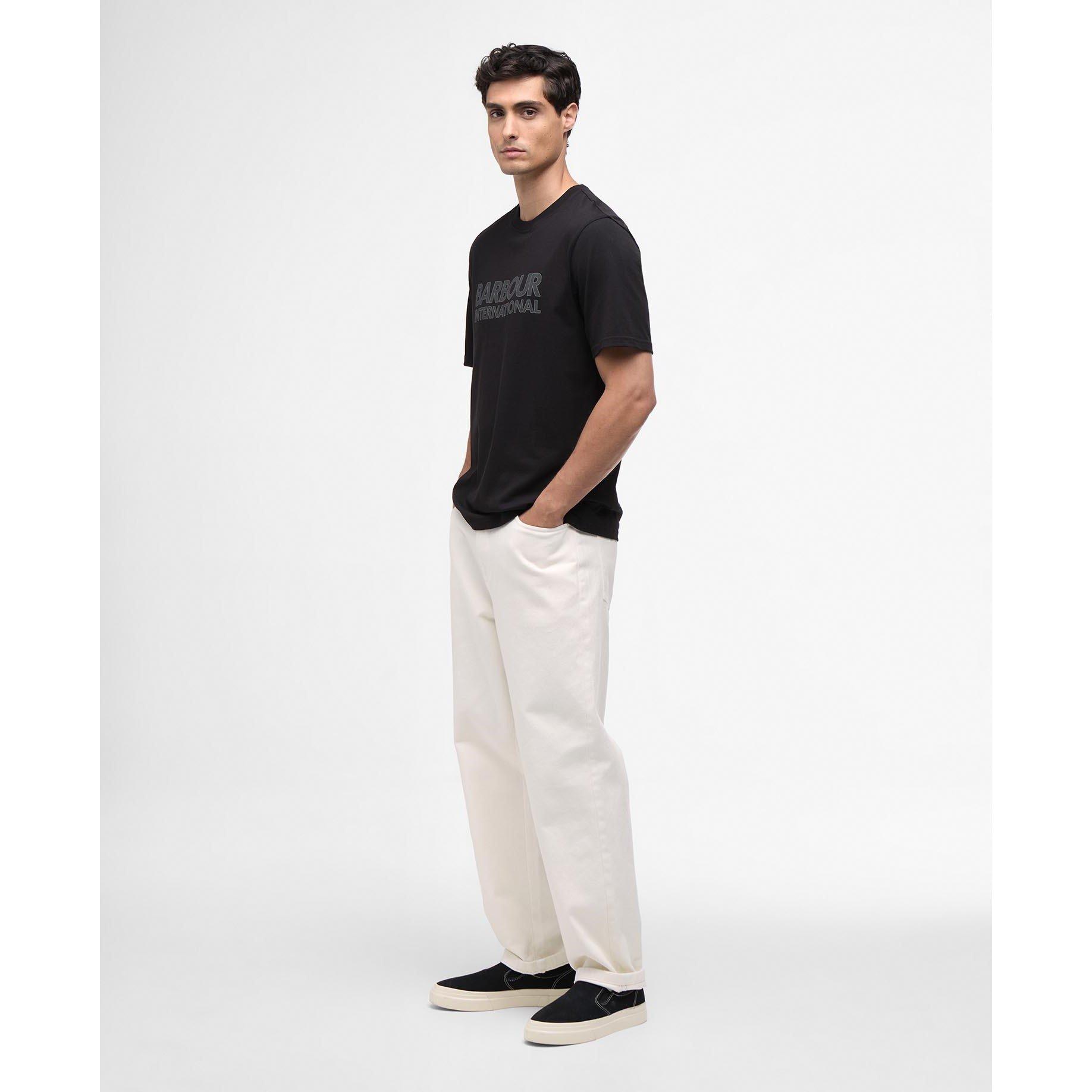 Black - Barbour International - Mens Essential T-Shirt - 5