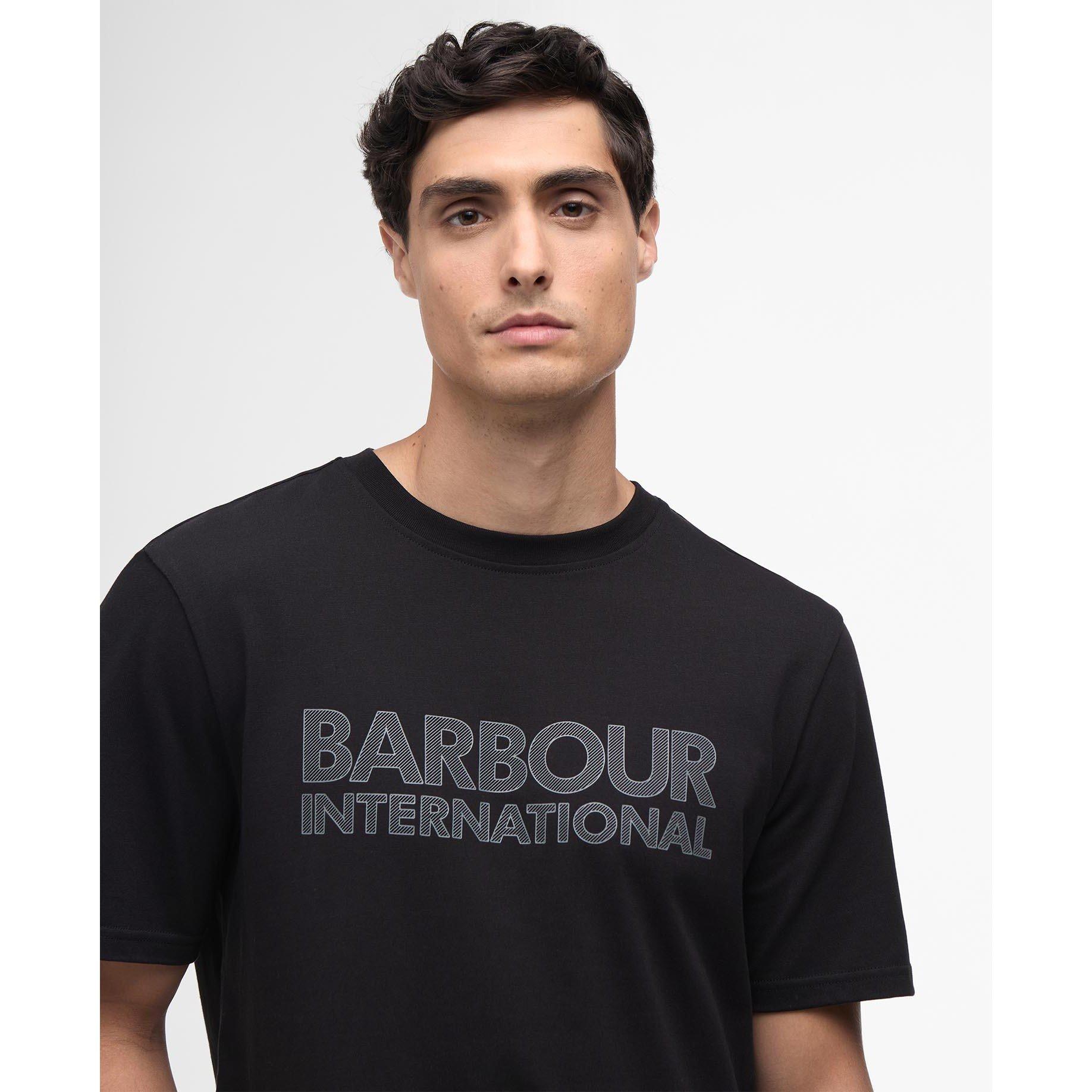 Black - Barbour International - Mens Essential T-Shirt - 4