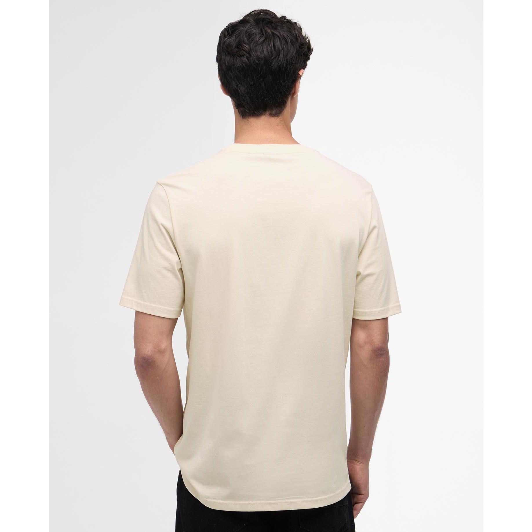 Calico White - Barbour International - Mens Essential T-Shirt - 3