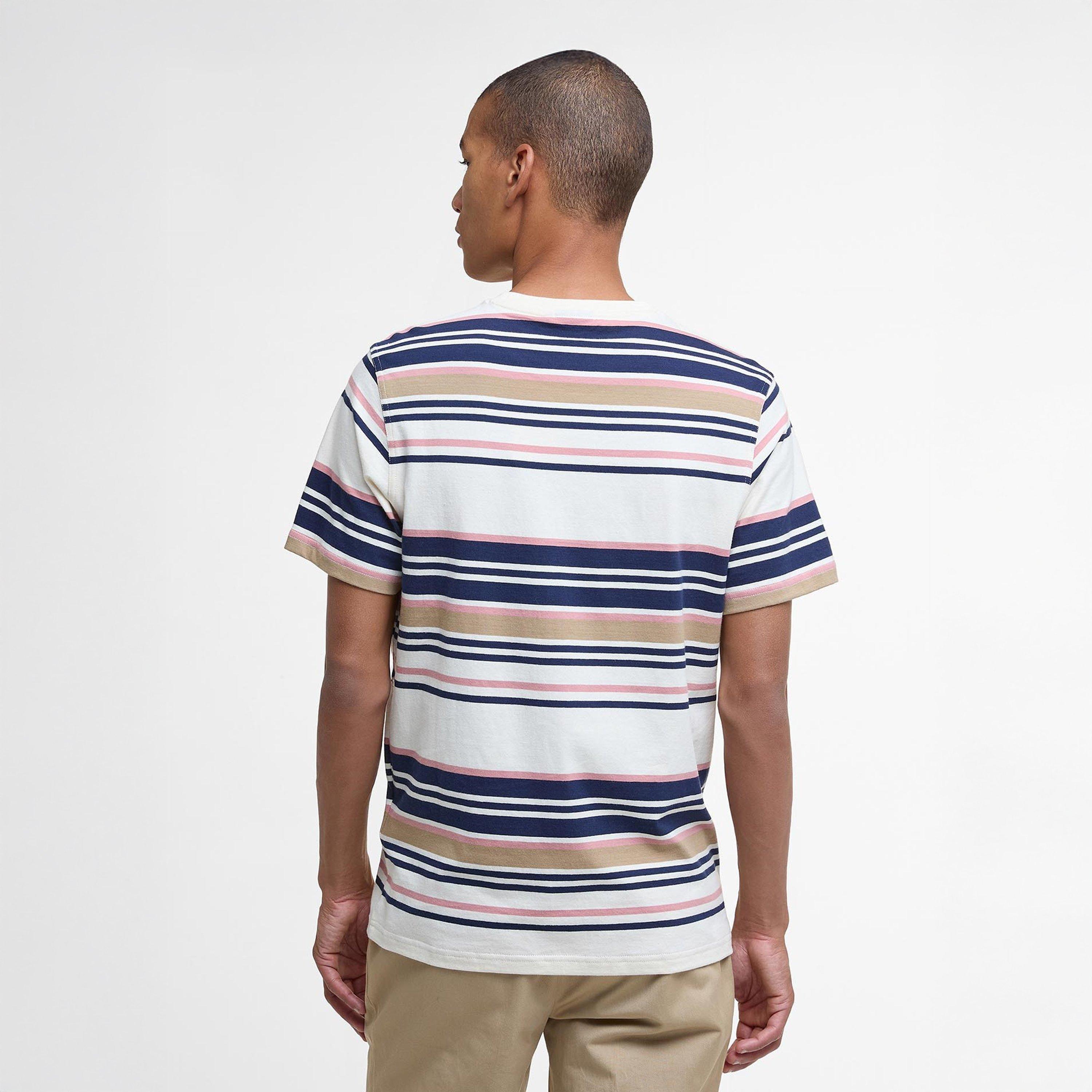 Whisper White - Barbour - Aickmen Tailored Striped T-Shirt - 3