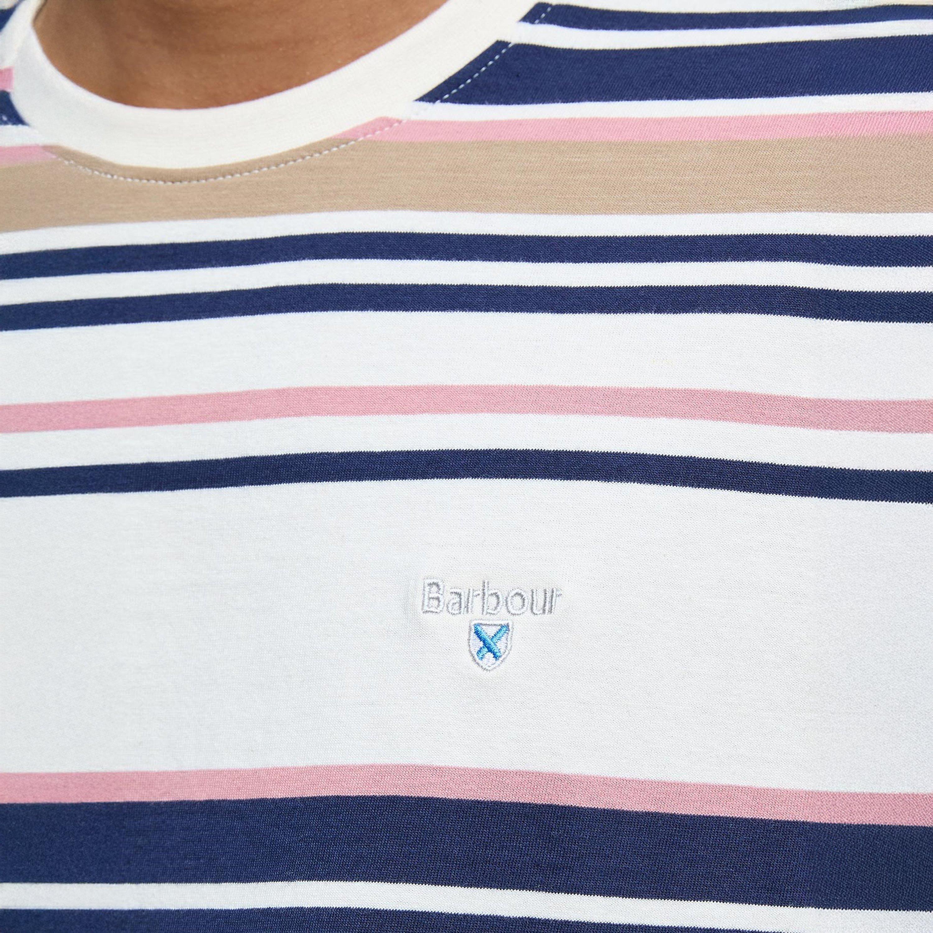 Whisper White - Barbour - Aickmen Tailored Striped T-Shirt - 5