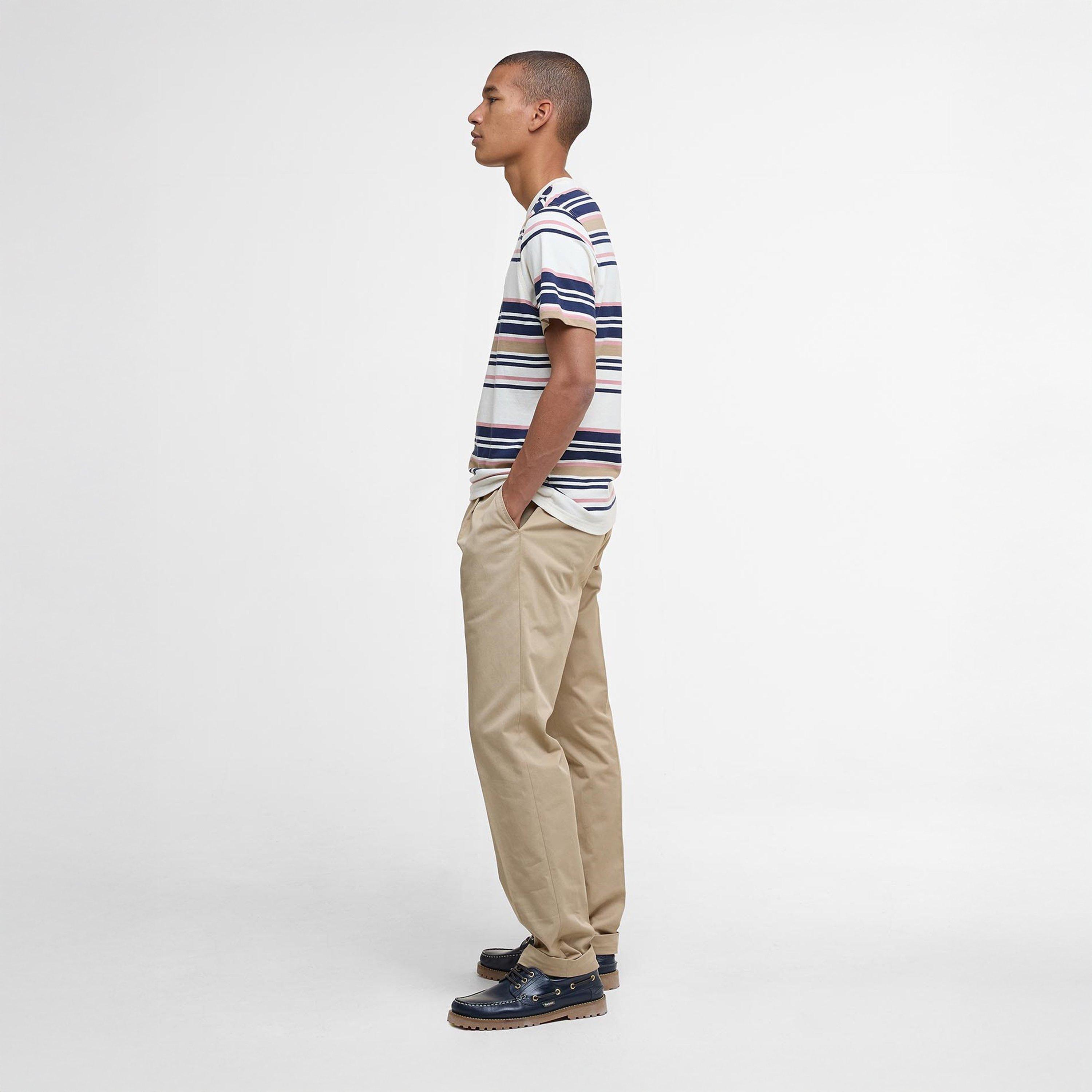 Whisper White - Barbour - Aickmen Tailored Striped T-Shirt - 6