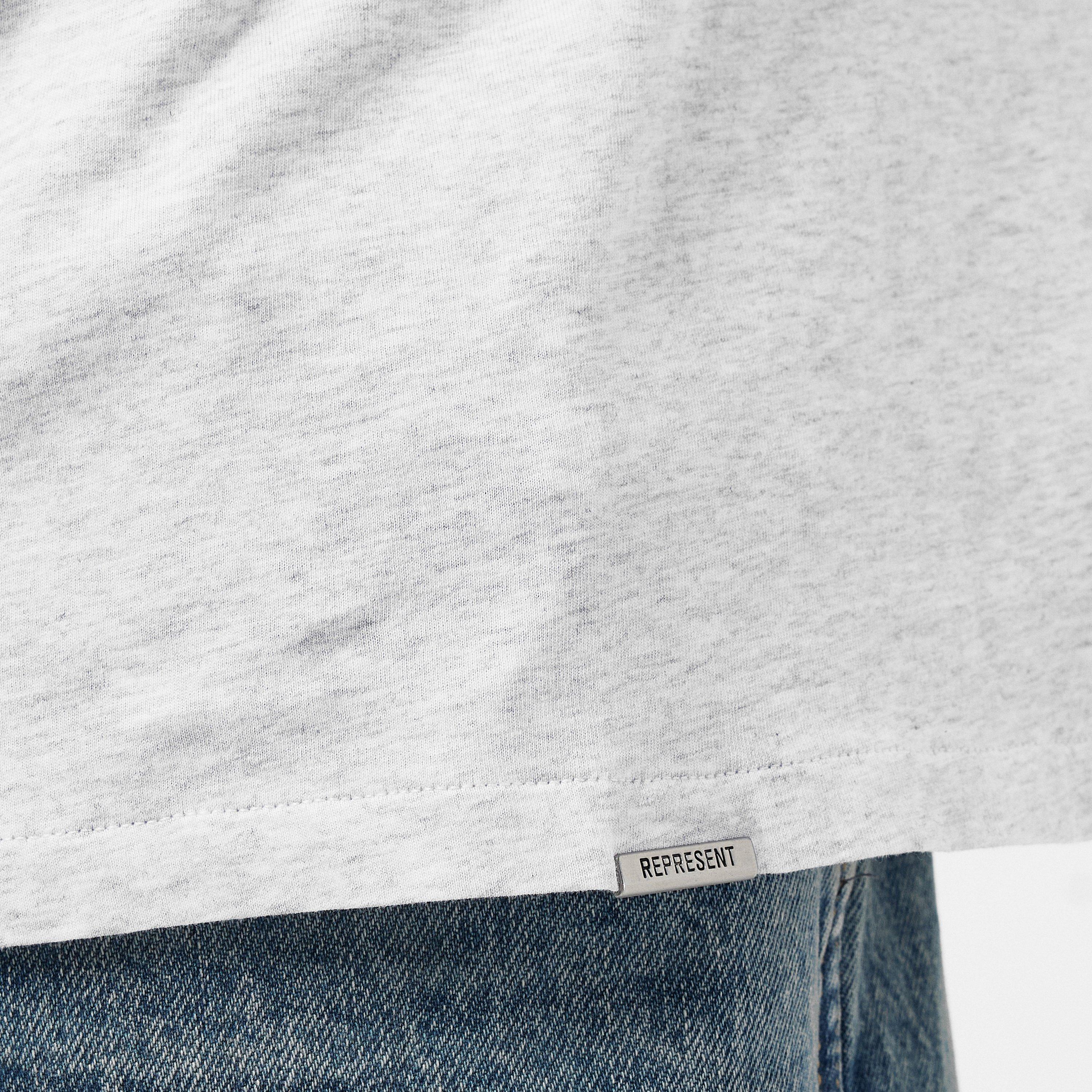 Ice Grey Marl - Represent - Men's T-Shirt - 5