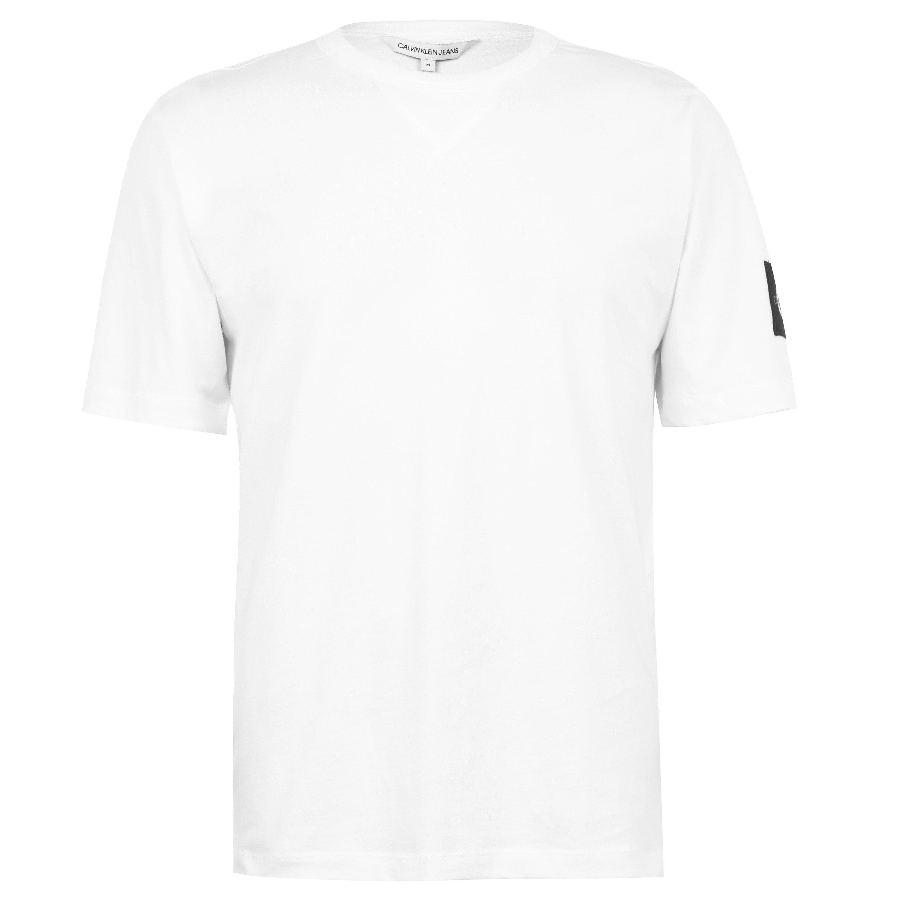 Calvin Klein Jeans Men's Monogram Badge T-Shirt - Bright White - 3XL