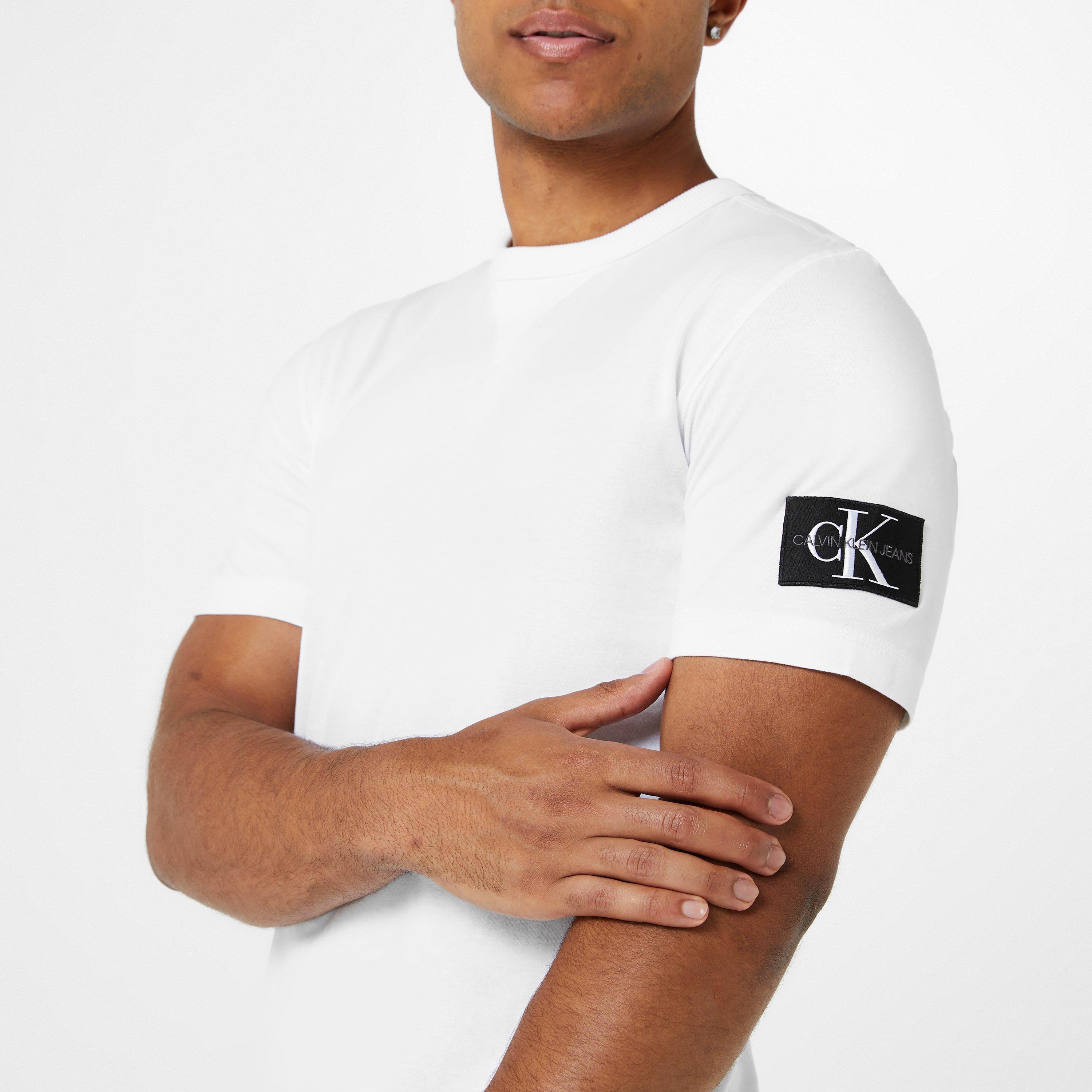 Helder Wit - Calvin Klein Jeans - Badge T-Shirt - 5
