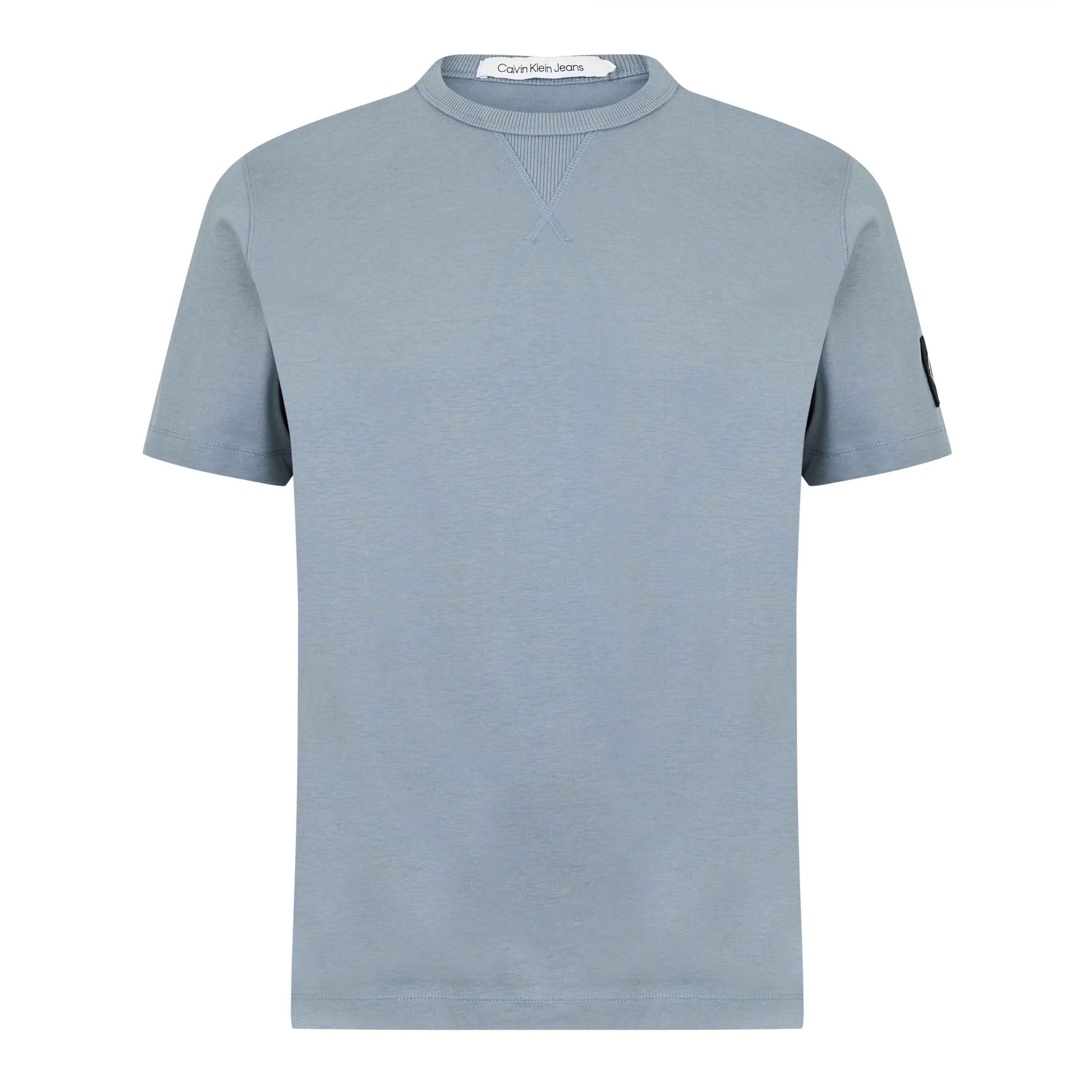 Calvin Klein Jeans Men's Monogram Badge T-Shirt - Overcast Grey - 2XL